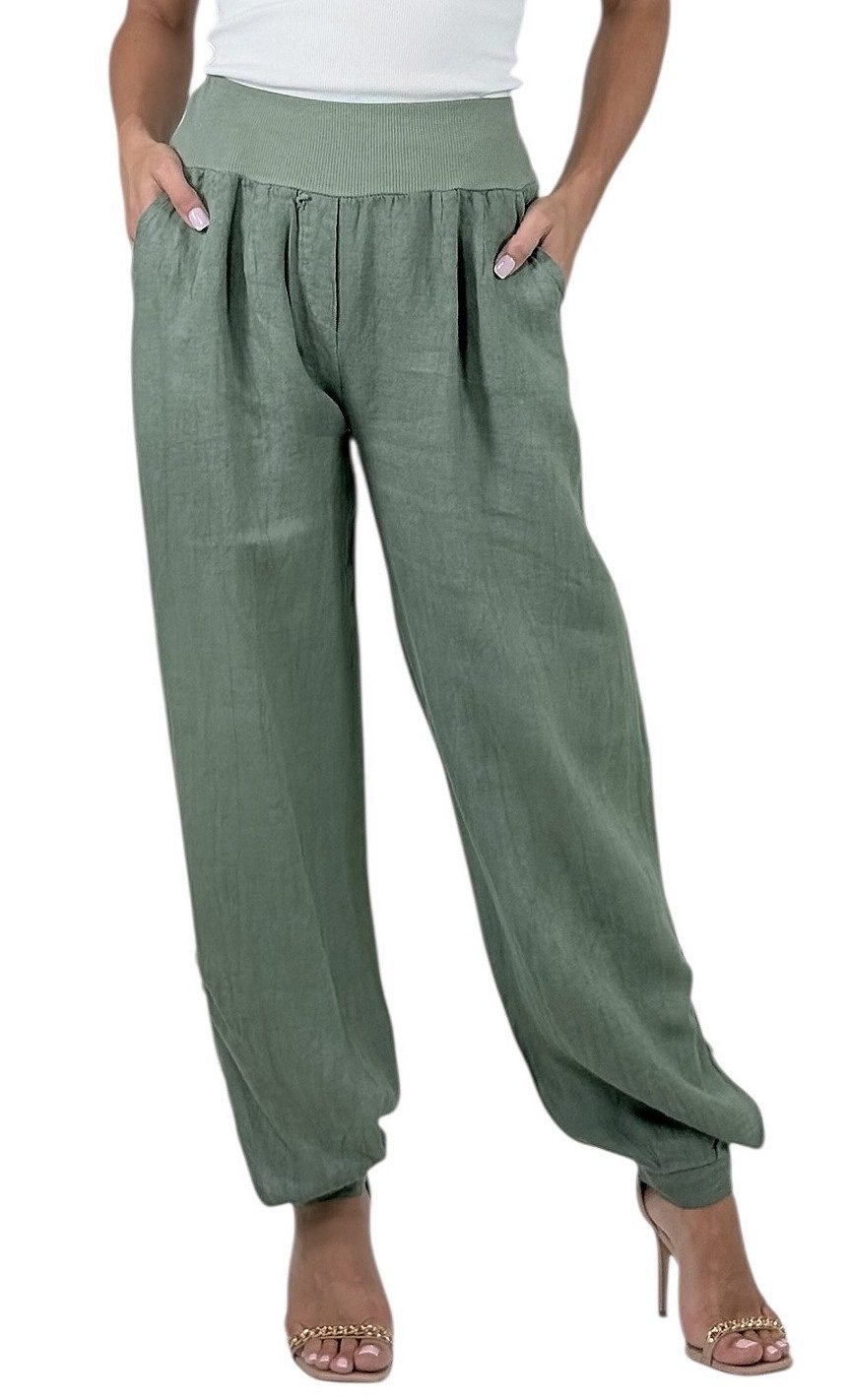 Mississhop Leinenhose 100 % Leinen Sommerhose, günstig online kaufen