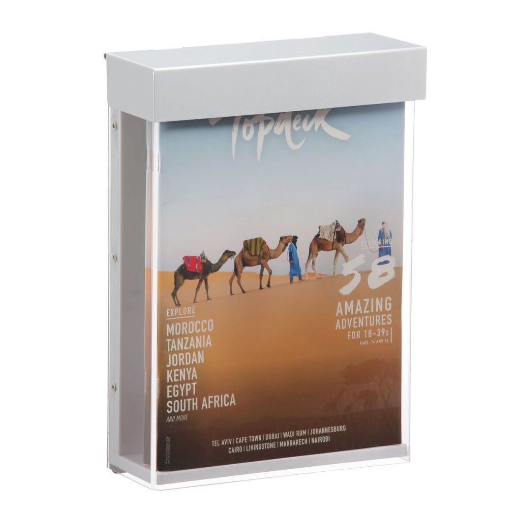 »Shieldbox« Zeitungsständer Prospektbox, A4 DIN Indisplay® Flyerbox