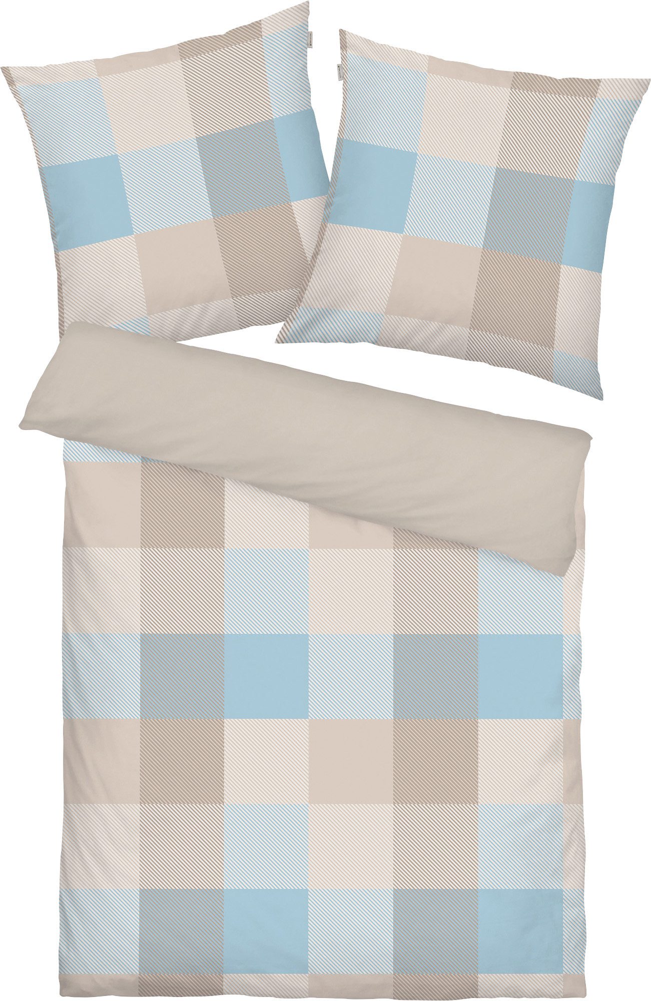 TOM TAILOR Bettwäsche Bettwäsche, Biber, Flanell Karo günstig online kaufen