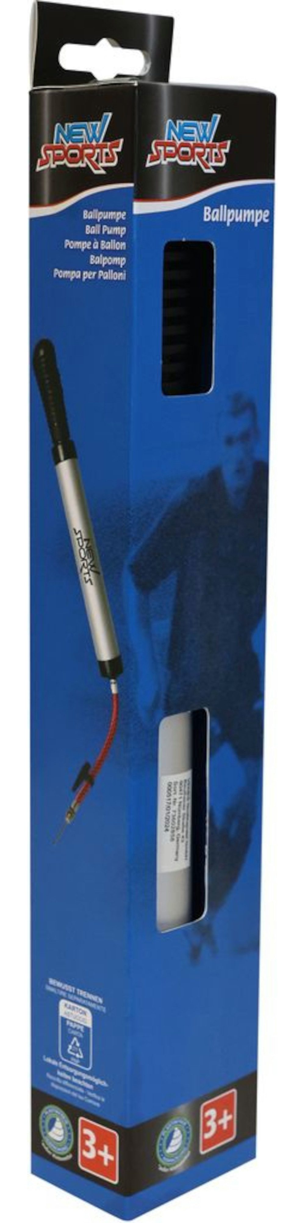 Vedes Spiel New Sports Fußballpumpe Aluminium 90x360mm