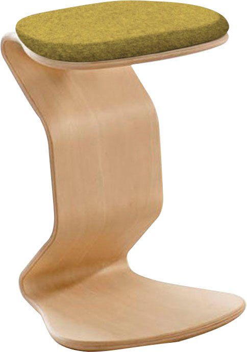 Mayer Sitzmöbel Sitzhocker 1116 (1 St), NEST NATURE Hocker medium mit flachem Kokos-Sitzpolster 1116