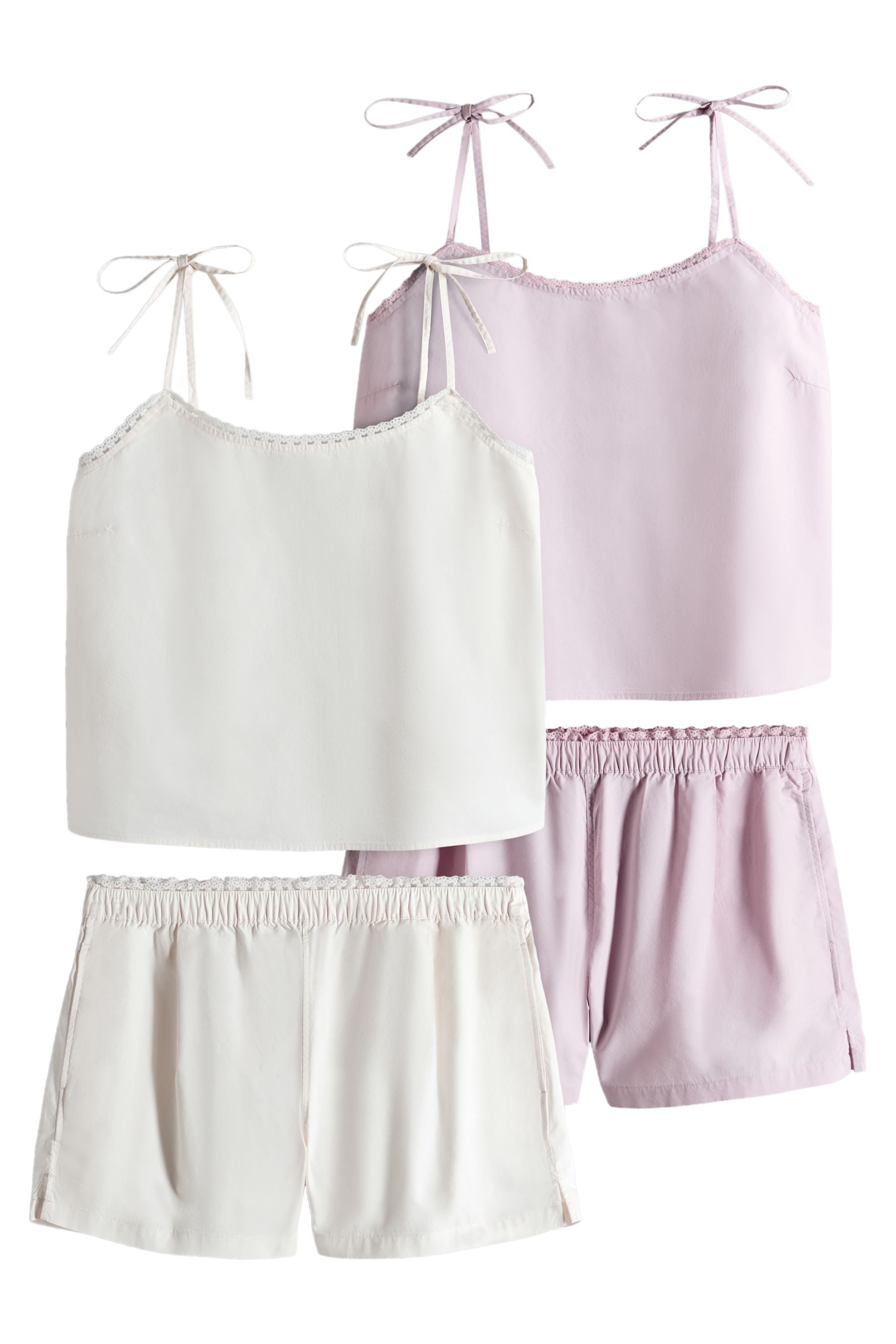 Pyjama The Set Pyjama Trägertop und Culotte, 2er-Pack