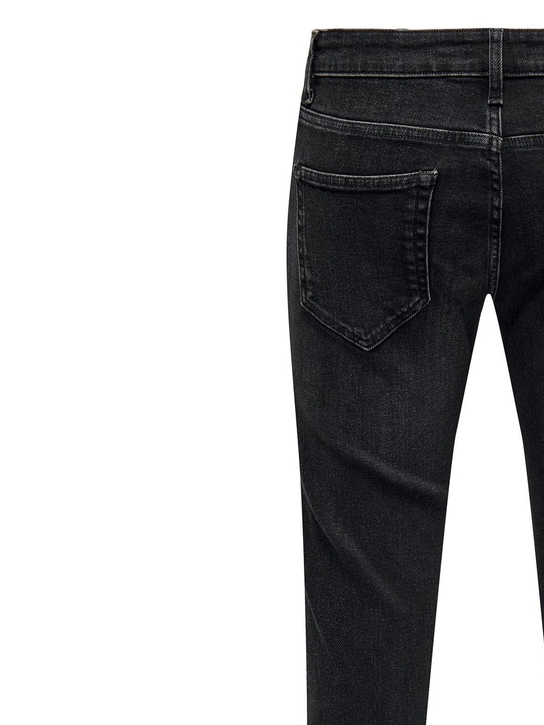 ONLY & SONS Slim-fit-Jeans Jeans Slim Fit Denim Pants für Baumwolle unifarben wärmend Knopf modisch-Style