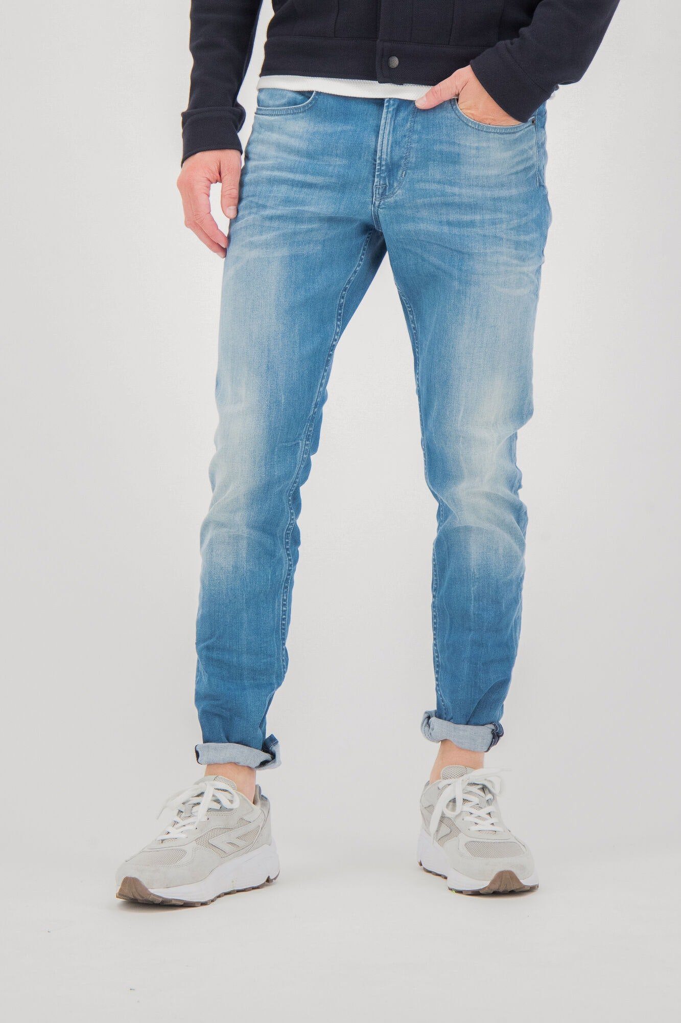 GARCIA JEANS Denim 690.8010 light used - 5-Pocket-Jeans GARCIA mid Ultra blue ROCKO