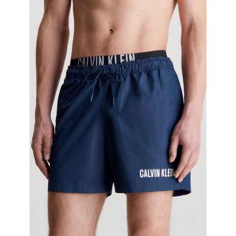Calvin Klein Swimwear Badeshorts MEDIUM DOUBLE WB mit doppeltem Bund