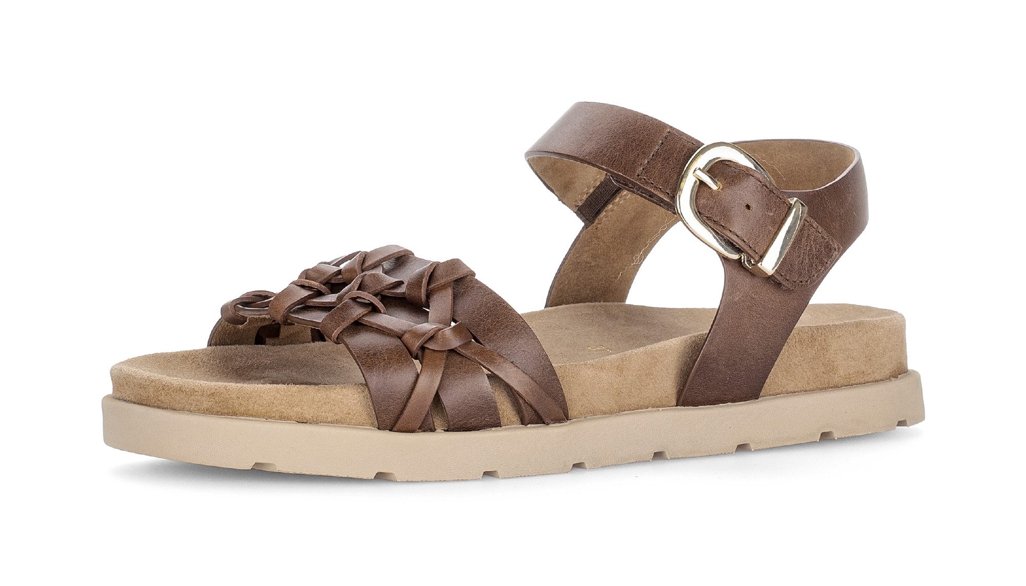 Gabor Riemchensandale, Sandalette, Sommerschuh mit aufwendigen Details