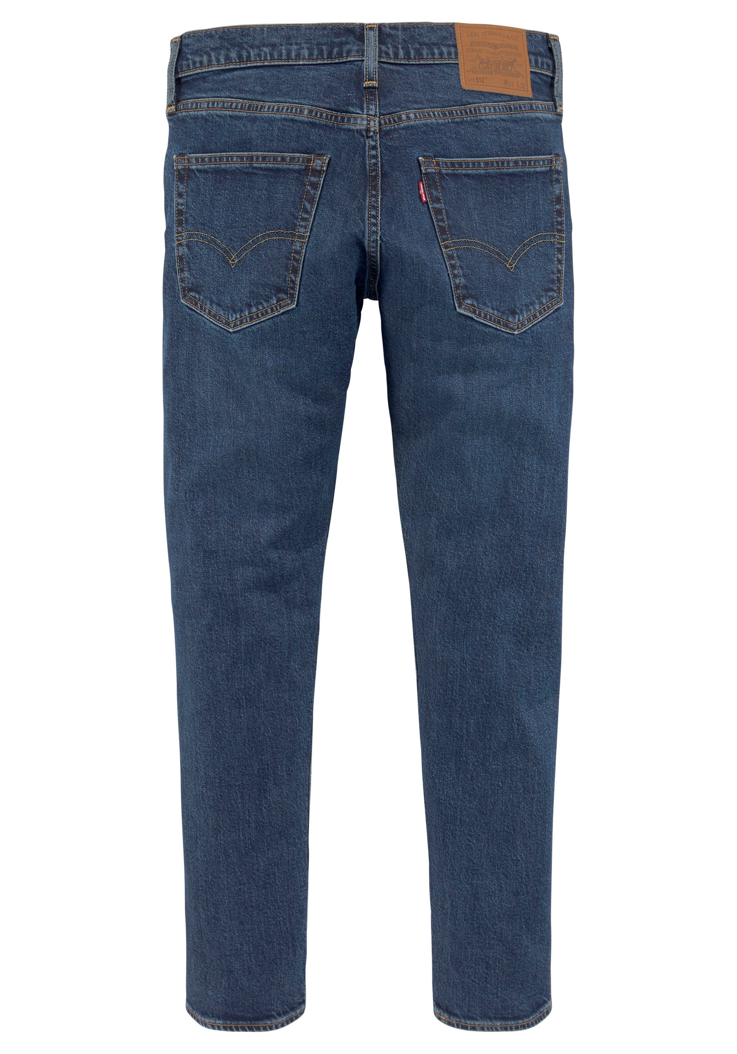 Fit mit Tapered-fit-Jeans WO INDIGO Taper 512 MEDIUM Levi's® Z1486 Slim Markenlabel