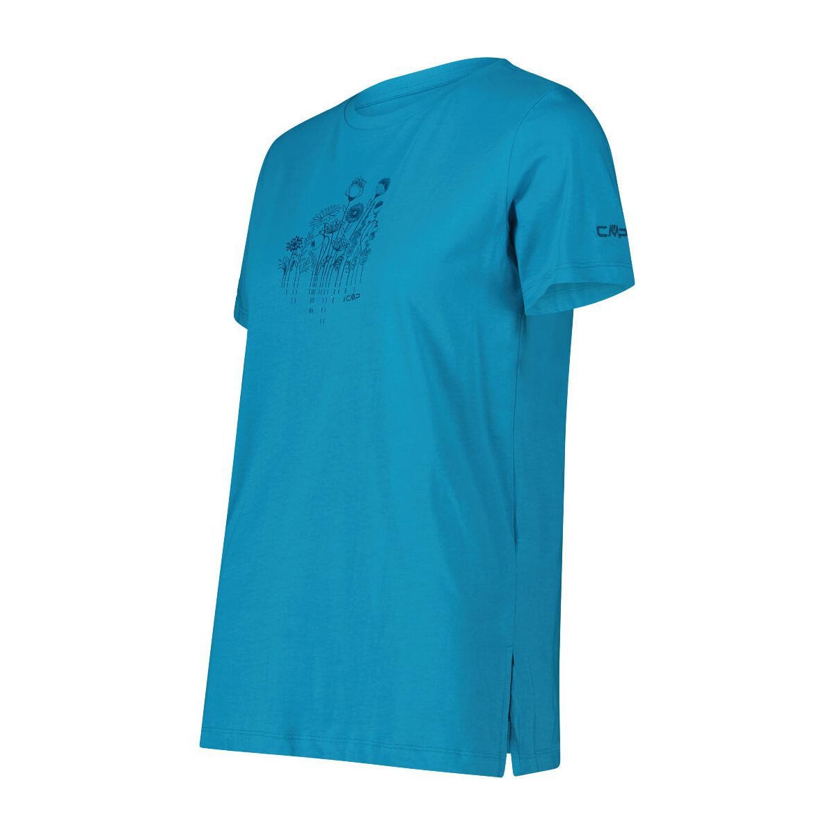 CMP Kurzarmshirt Woman T-shirt Bequemes und umweltfreundliches Jersey-T-Shirt aus Bio-Baumwolle für