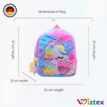 Wiztex Mini Bag Wiztex Einhorn Rucksack - Double Shoulder Kindergartenrucksack Mädchen