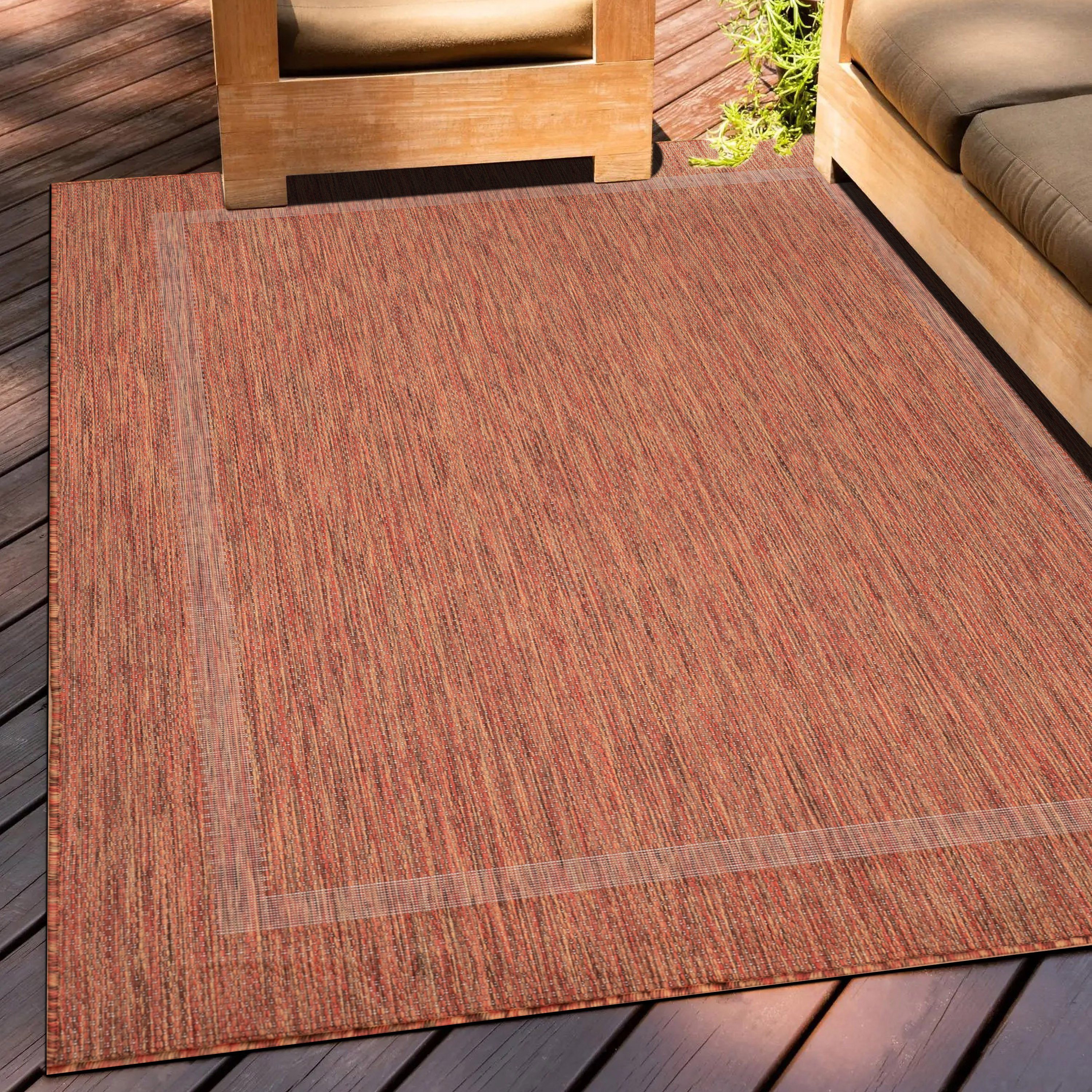 Teppich Unicolor - Einfarbig, Teppium, Läufer, Höhe: 5 mm, Teppich Küche, Balkon, Terrasse Kupfer
