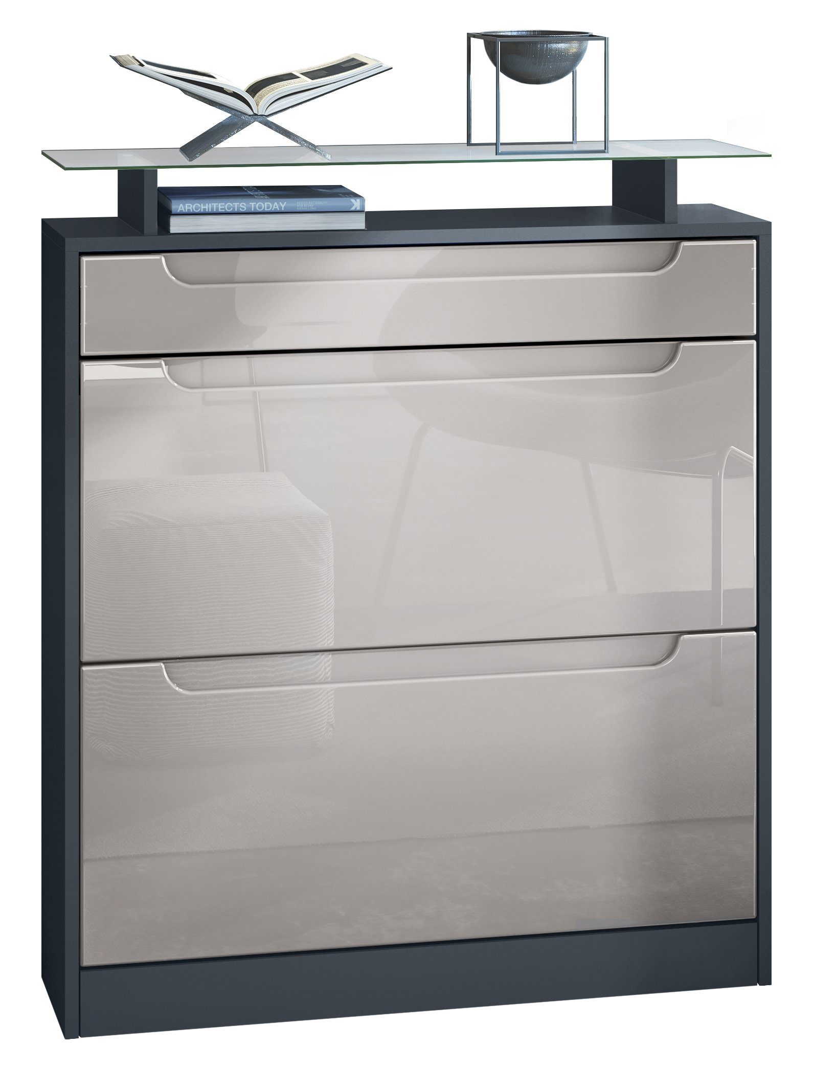 Vladon Schuhschrank Fiesta (Schuhkipper für 16 günstig online kaufen