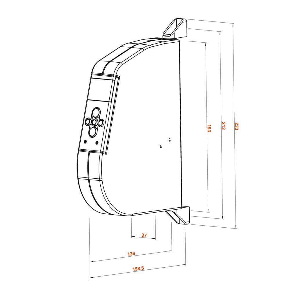 WIR elektronik Rollladengurt-Antrieb WIR SET FB-9 mit eW930-F-M, Gurtbreite 15,00 mm