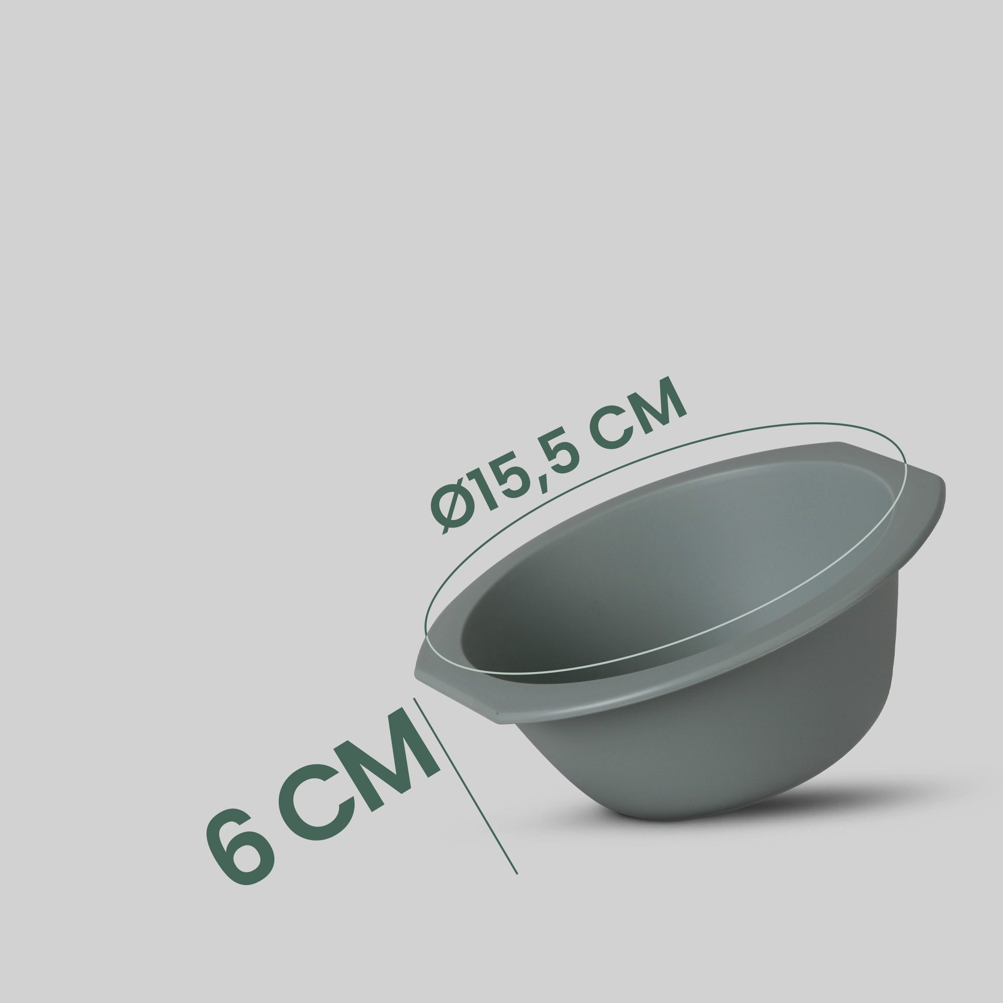 ProHome Schüssel für Küche/Camping, Kunststoff, (2-tlg), Ø15,5xH6 cm, BPA-frei, Mehrweg, bruchfest, spülmaschinengeeignet