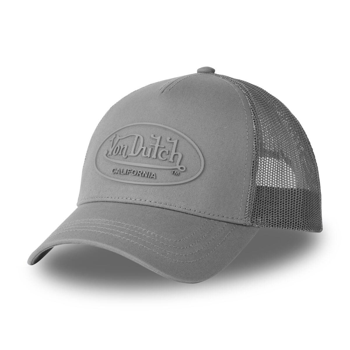 Von Dutch Trucker Cap Von Dutch Originals Trucker Cap - CALIFORNIA Twill Rubber T/T (Basecap, Basecap, Meshcap, Trucker Kappe)