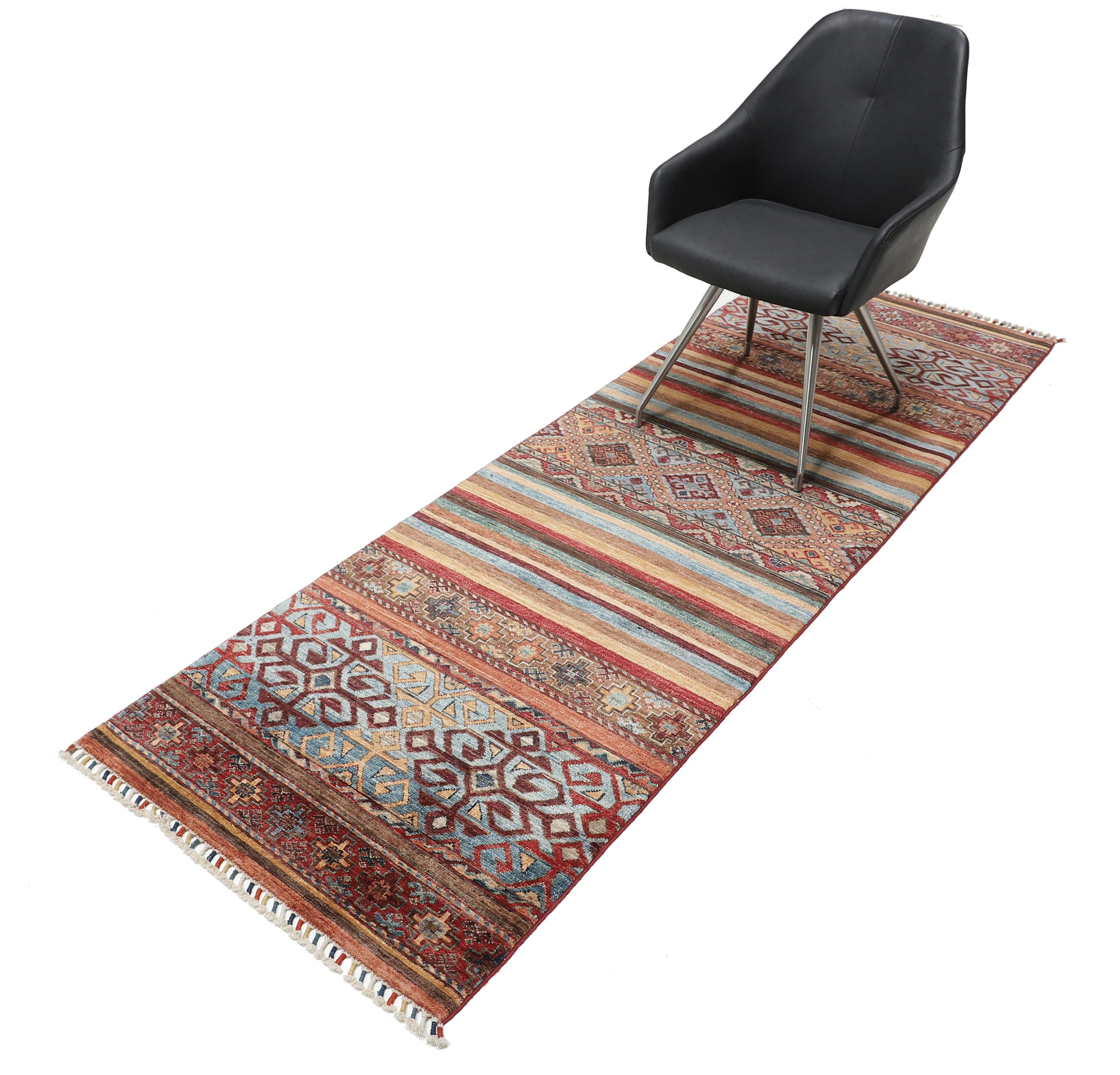 Carpet Avenue Teppich Ziegler Shabargan 274x83, Läufer, Höhe: 7 mm