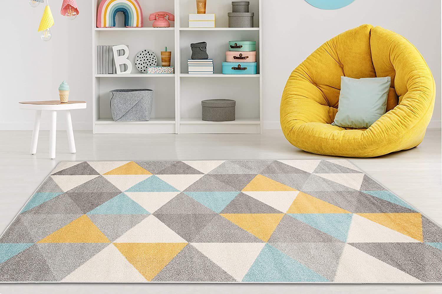 Mazovia Teppich LAZUR_Geometric, 160x220, Geometrisch, Modern, günstig online kaufen