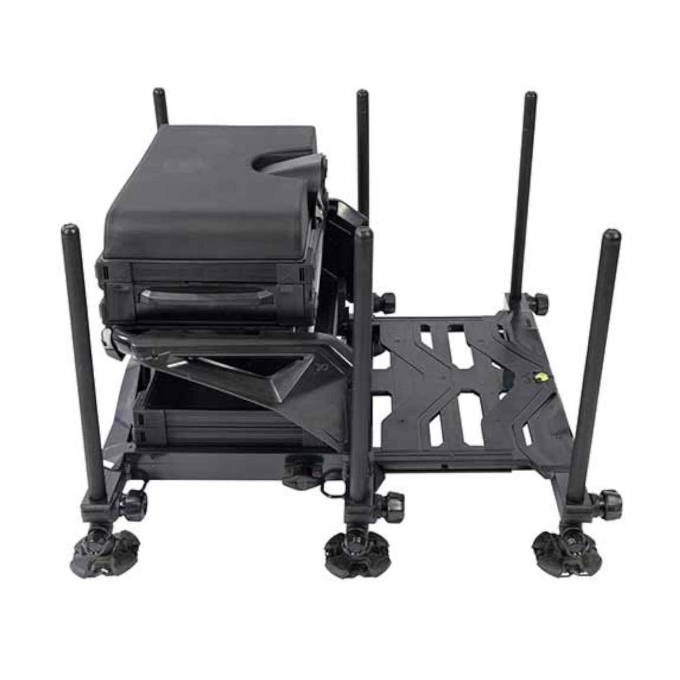 Angelkoffer Fox Matrix S25 Pro Seatbox Black Edition - Sitzkiepe