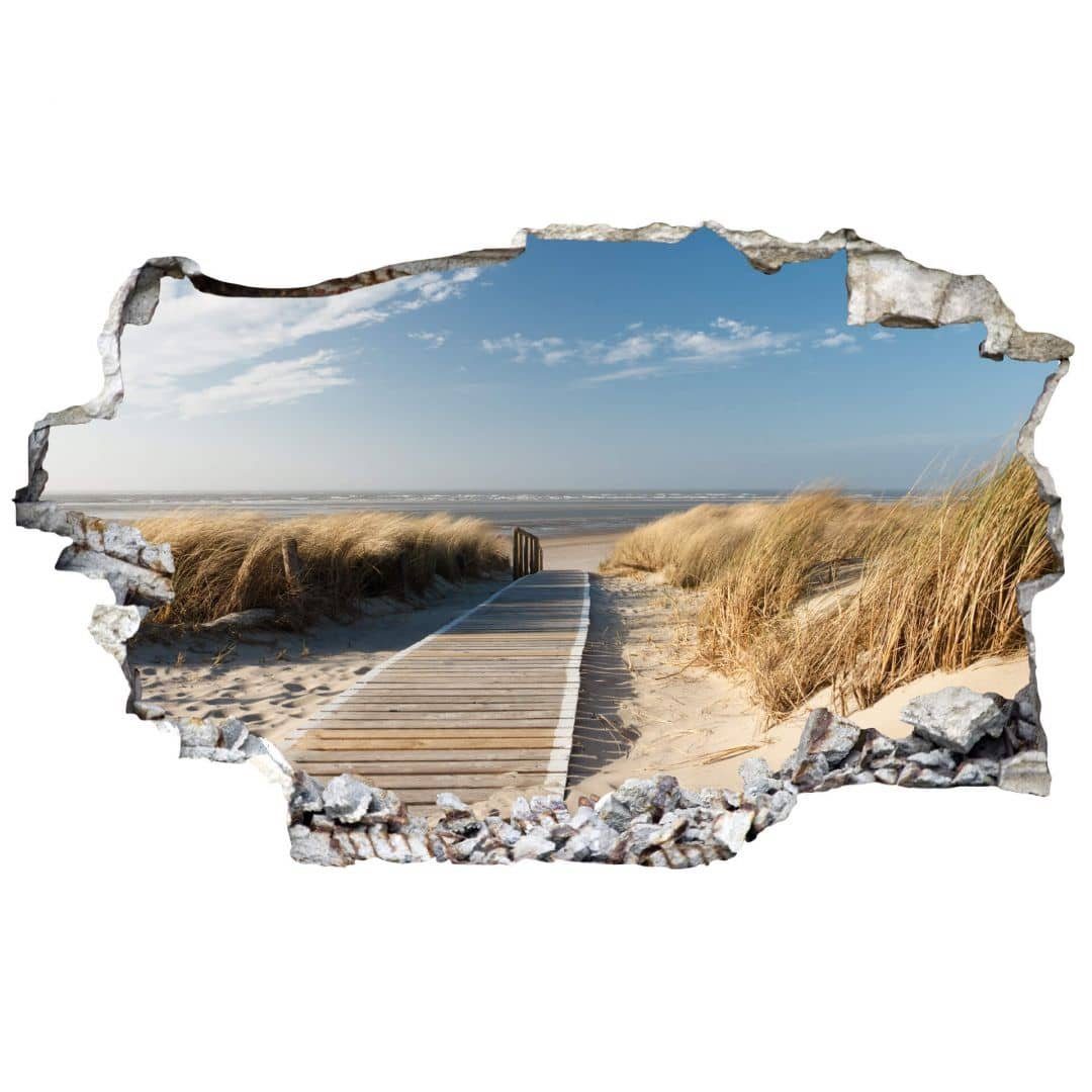 K&L Wall Art Wandtattoo 3D Wandtattoo Aufkleber Ostsee Wandsticker Sand Düh günstig online kaufen