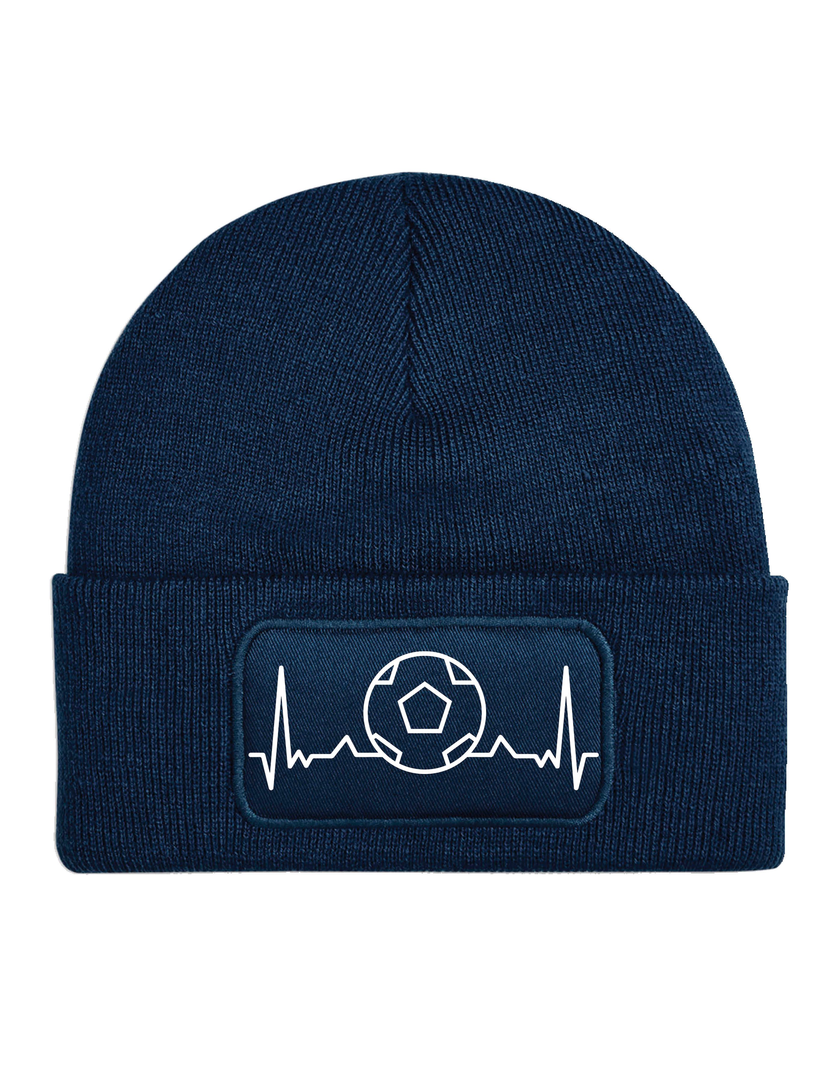 Youth Designz Beanie Unisex Kinder Beanie Mütze "Fußball" Sport Print Geschenk mit lustigem Aufdruck für Jungen und Mädchen Statement