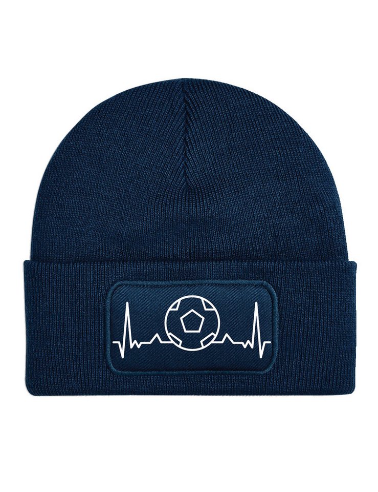 Youth Designz Beanie Unisex Kinder Beanie Mütze "Fußball" Sport Print Geschenk mit lustigem Aufdruck für Jungen und Mädchen Statement