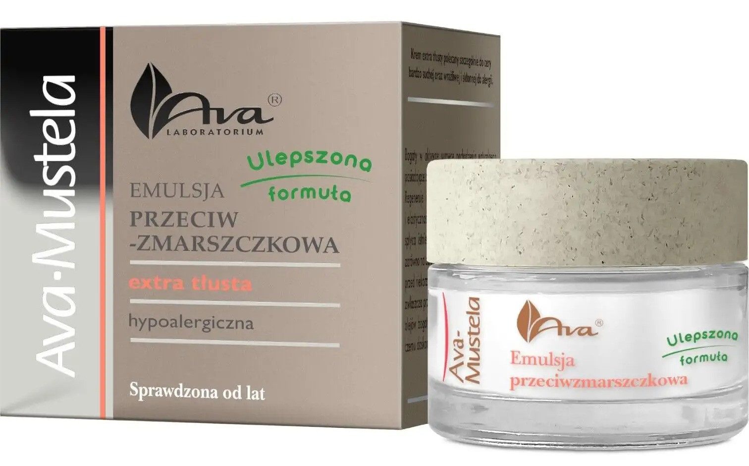 AVA Gesichtsemulsion Ava-Mustela Anti-Falten-Emulsion extra tÅusta 50ml