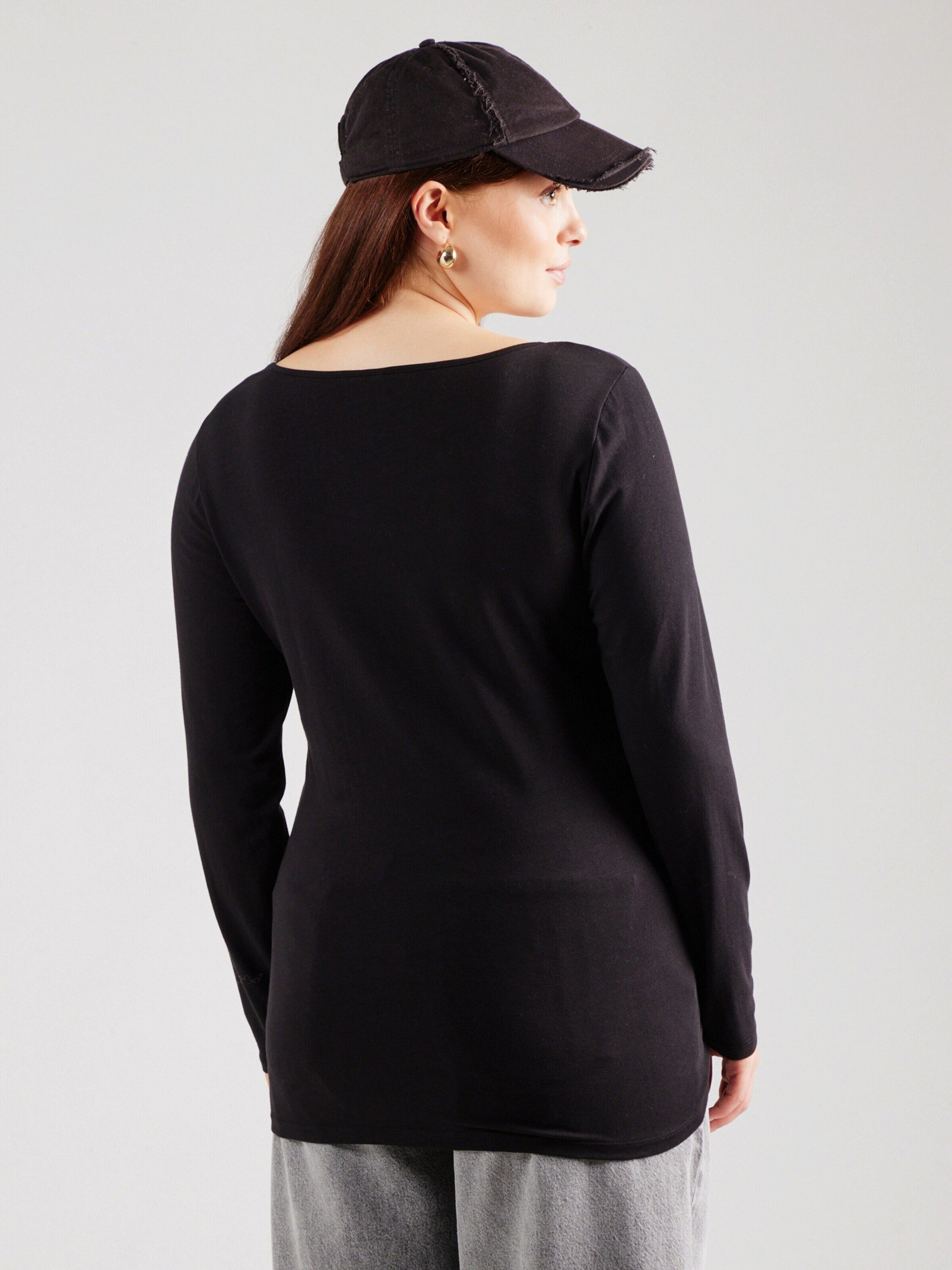 Vero Moda Curve Langarmshirt Paxi (1-tlg) Plain/ohne Details günstig online kaufen