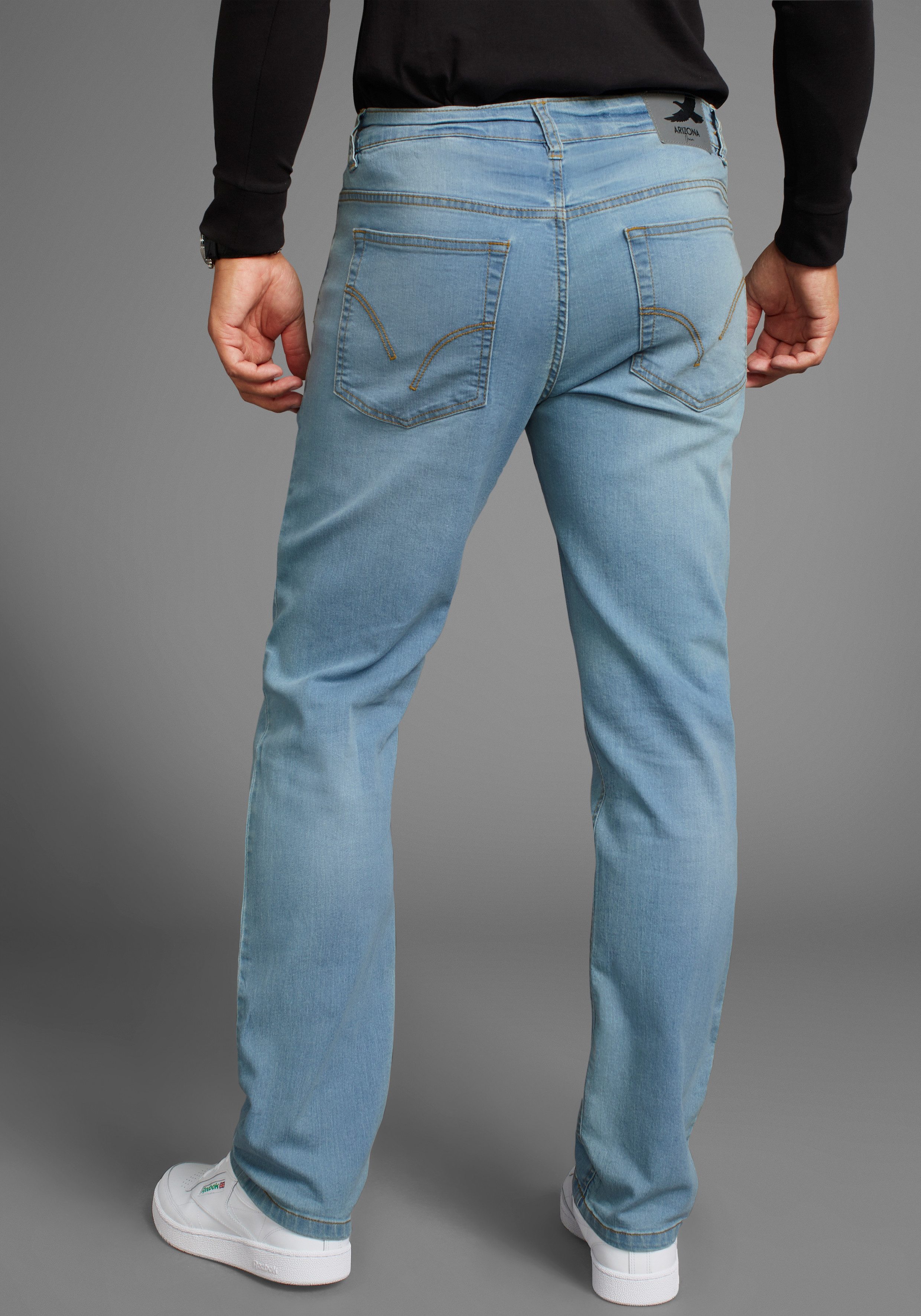 Arizona Dehnbund-Jeans Paul elastischer Dehnbund, Comfort-Fit, gerader Bein günstig online kaufen
