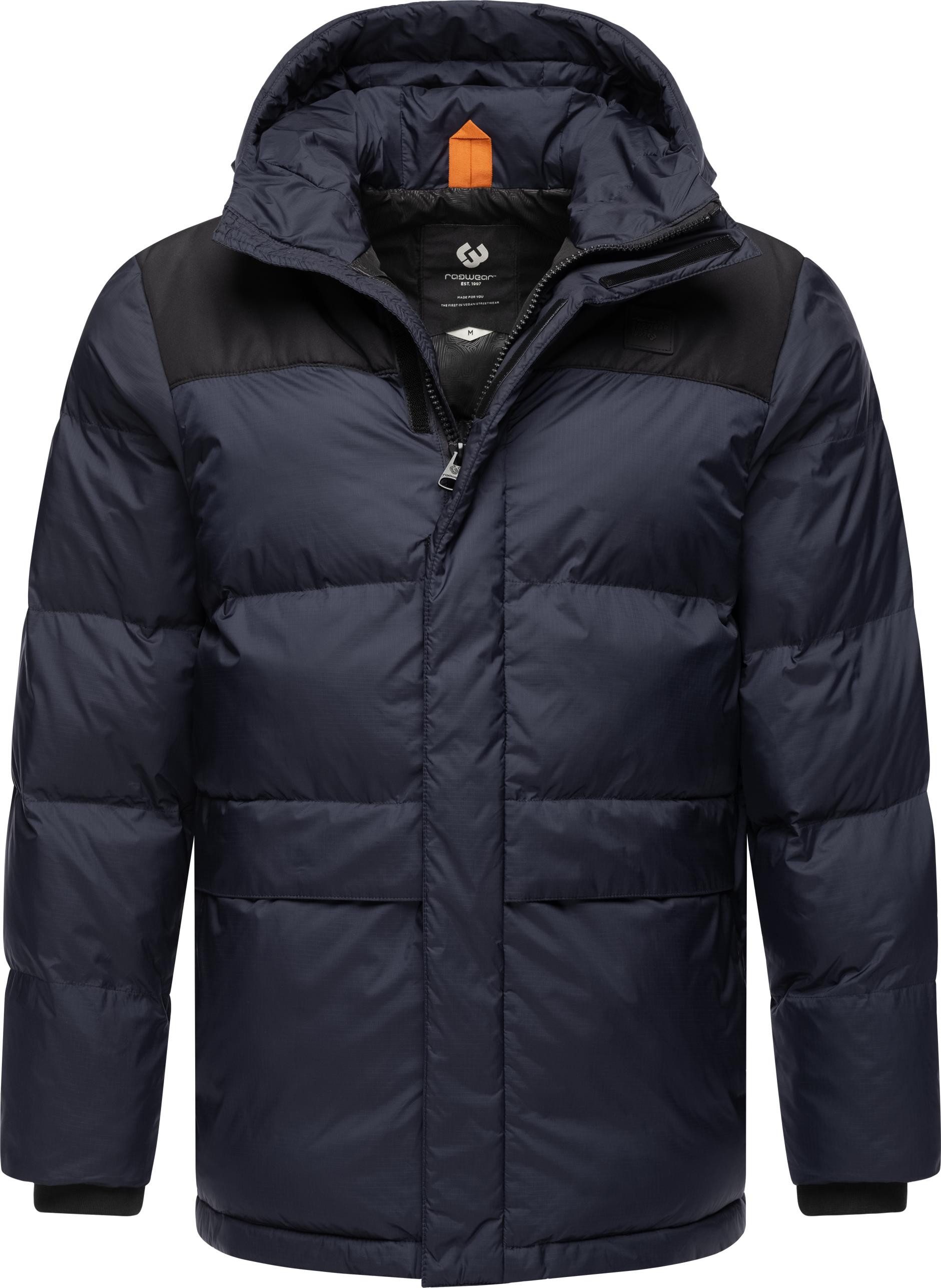 Ragwear Steppjacke Mikkesh Sportliche Herren Winterjacke mit Kapuze günstig online kaufen