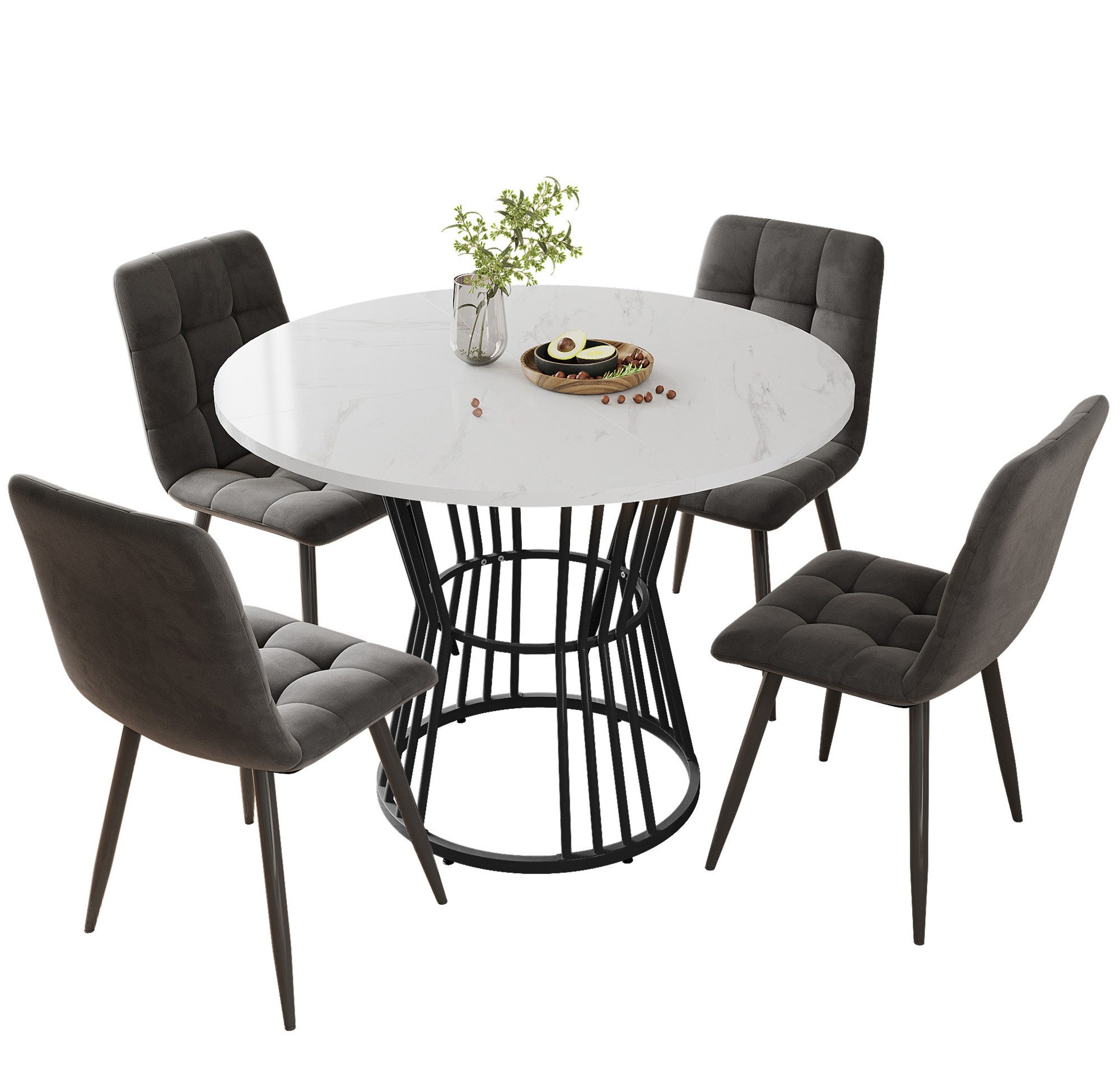 i@home Essgruppe Küchentisch-Set, (5-teilig), Esstisch-Set mit günstig online kaufen