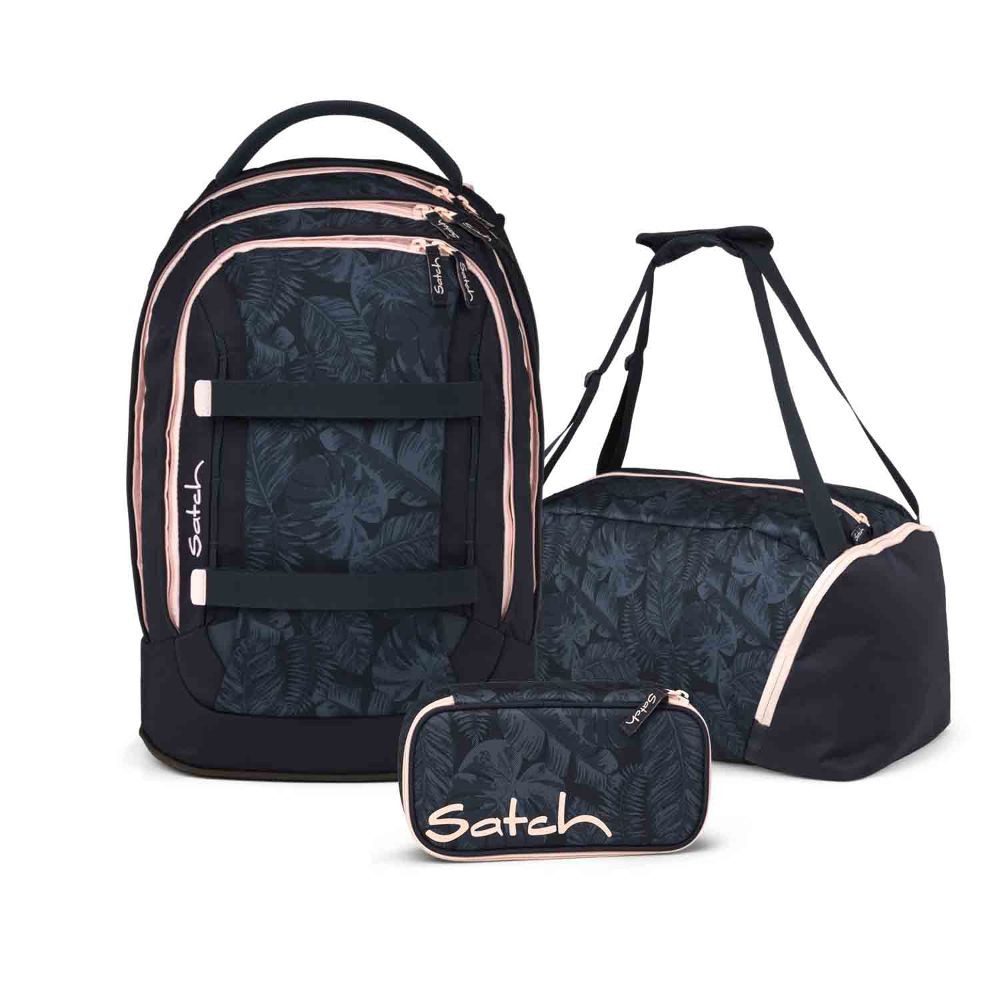 Satch Schulrucksack Pack (3tlg, inkl. Schlamperbox und Sporttasche)