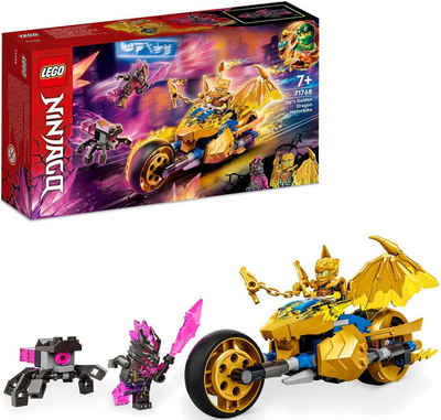 LEGO® Konstruktionsspielsteine »Jays Golddrachen-Motorrad (71768), LEGO® Ninjago«, (137 St)