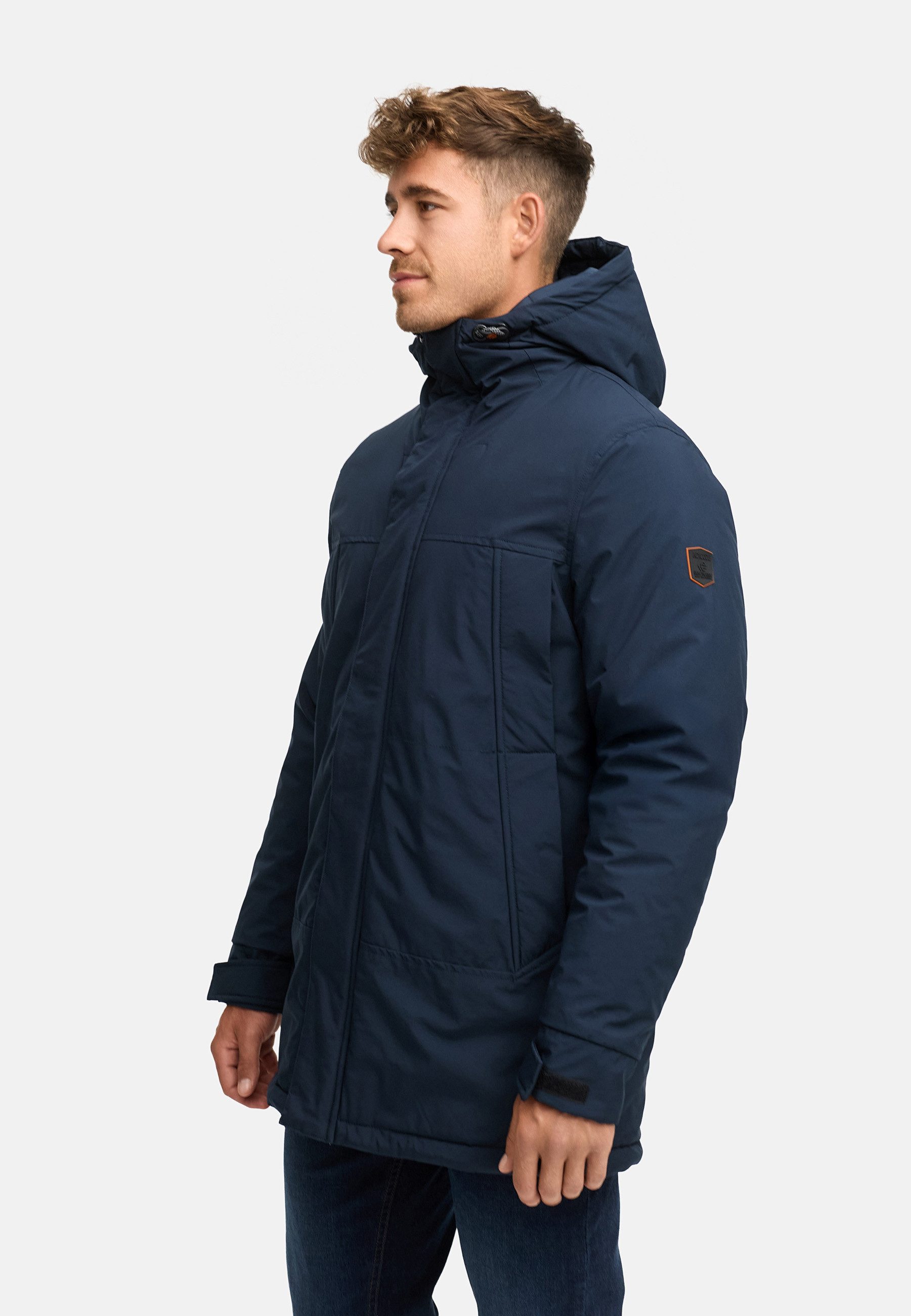 Indicode Winterjacke Herren INBenyot Parka Winter Herrenjacke Warme Herren-Winterjacke