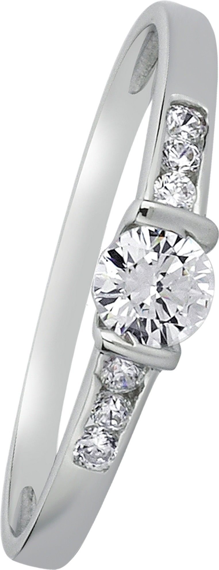 Kristall Farbe: 333 aus (Fingerring), Ring Balia Balia 8 weiß, silber Ring Gr.58 Karat, 8Karat Goldring Damen Weißgold Damen Weißgold -