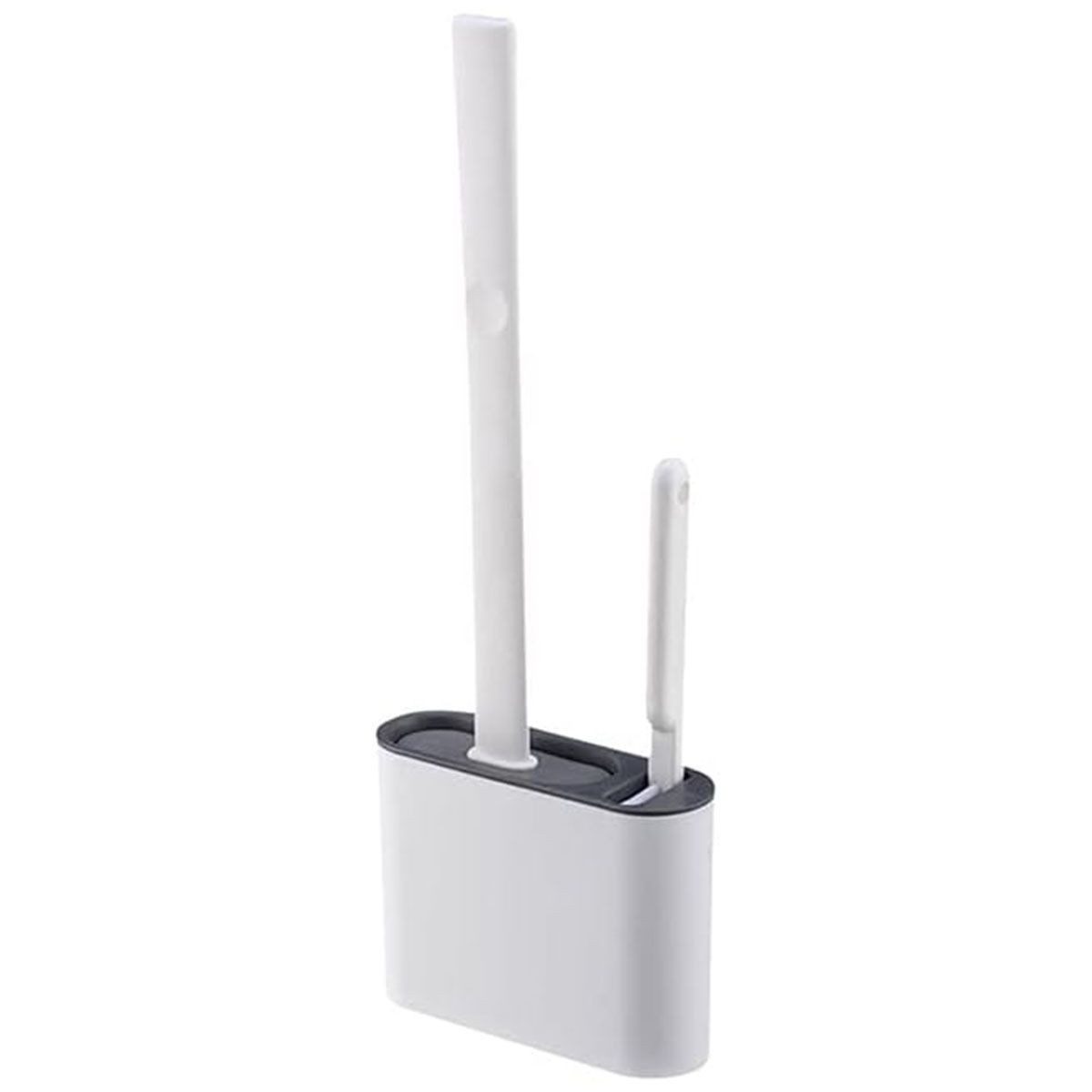 König Design Reinigungsbürste Silikon Toilettenbürsten mit Halter, Toilette, WC, Abort, WC Bürste Klobürste Wandhalterung Badezimmer