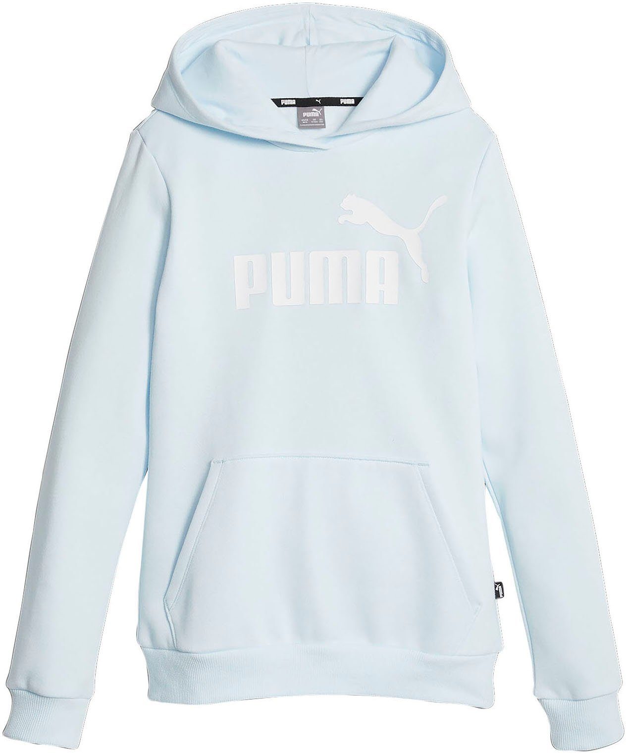 HOODIE G PUMA Icy FL ESS Blue LOGO Kapuzensweatshirt