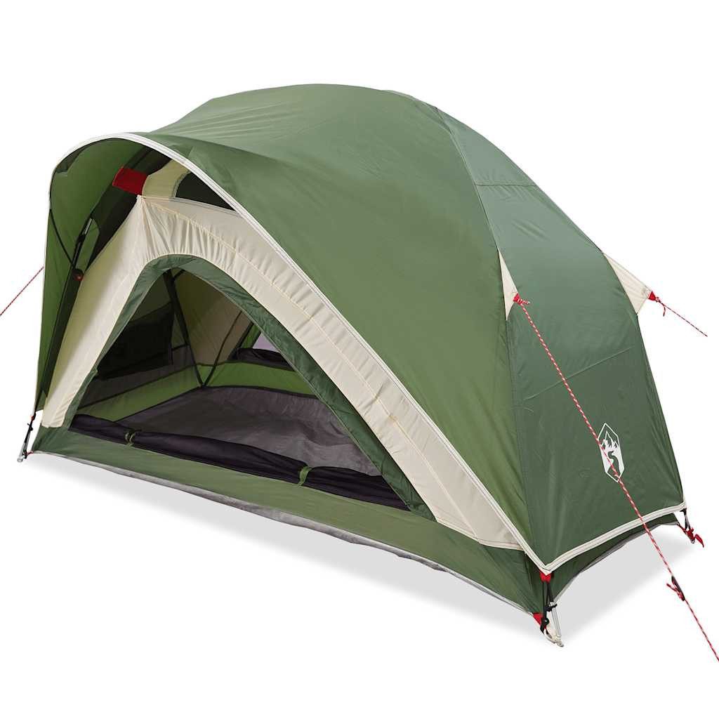 Kuppelzelt Campingzelt 1 Person Grün Wasserfest