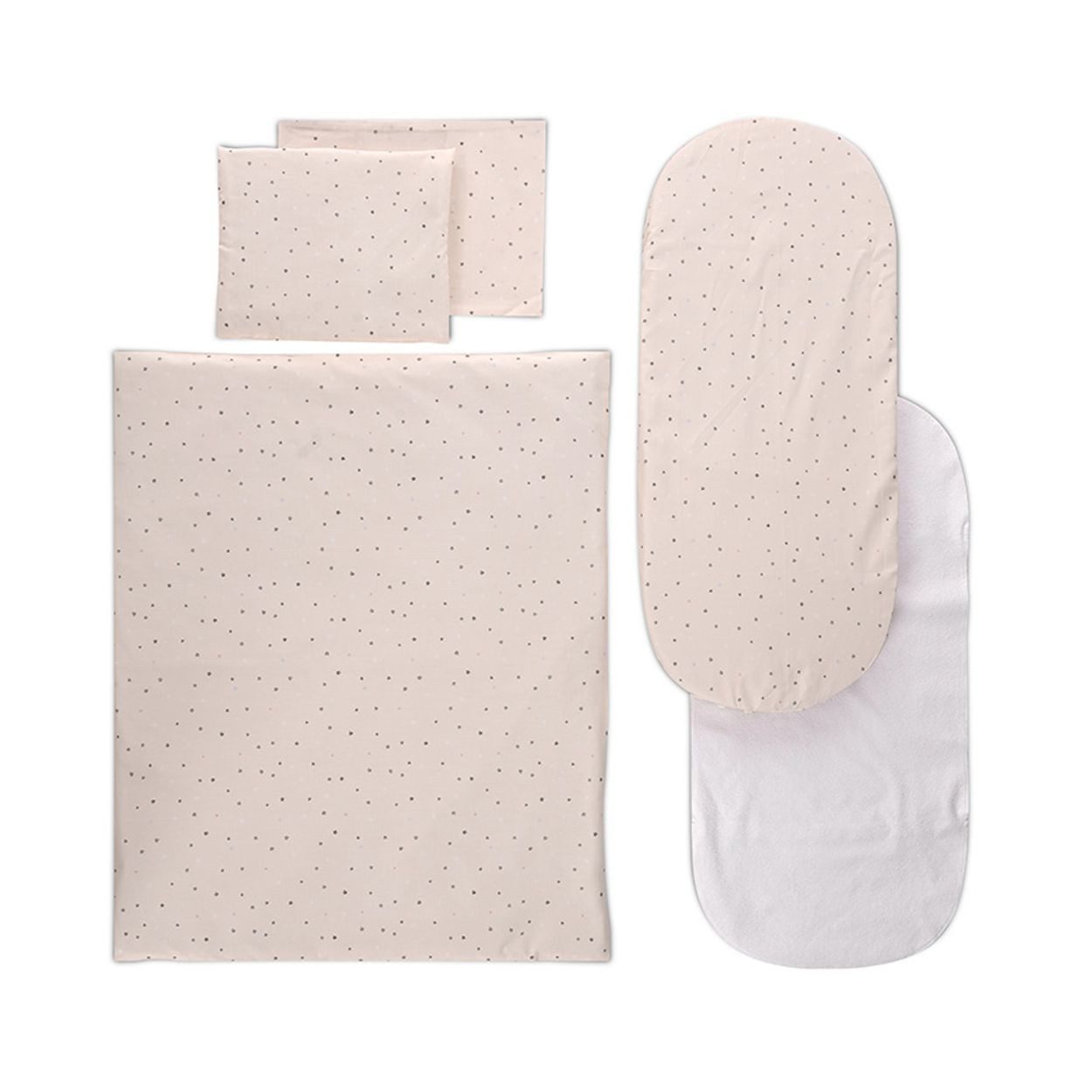 Lorelli Babybettwäsche Kinderwagen-Bettwäscheset 5tlg, Baumwolle, 5 günstig online kaufen