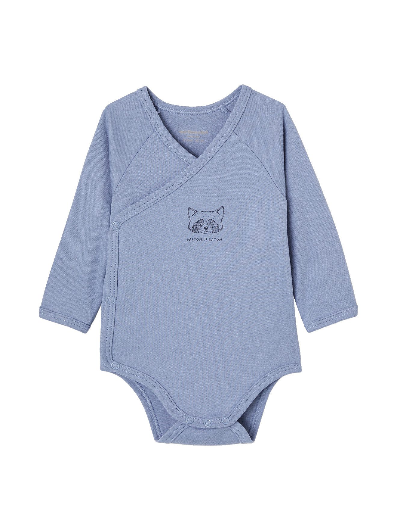vertbaudet Kurzarmbody Baby Langarm-Bodys mit Tieren, Bio-Baumwolle 5er-Pack