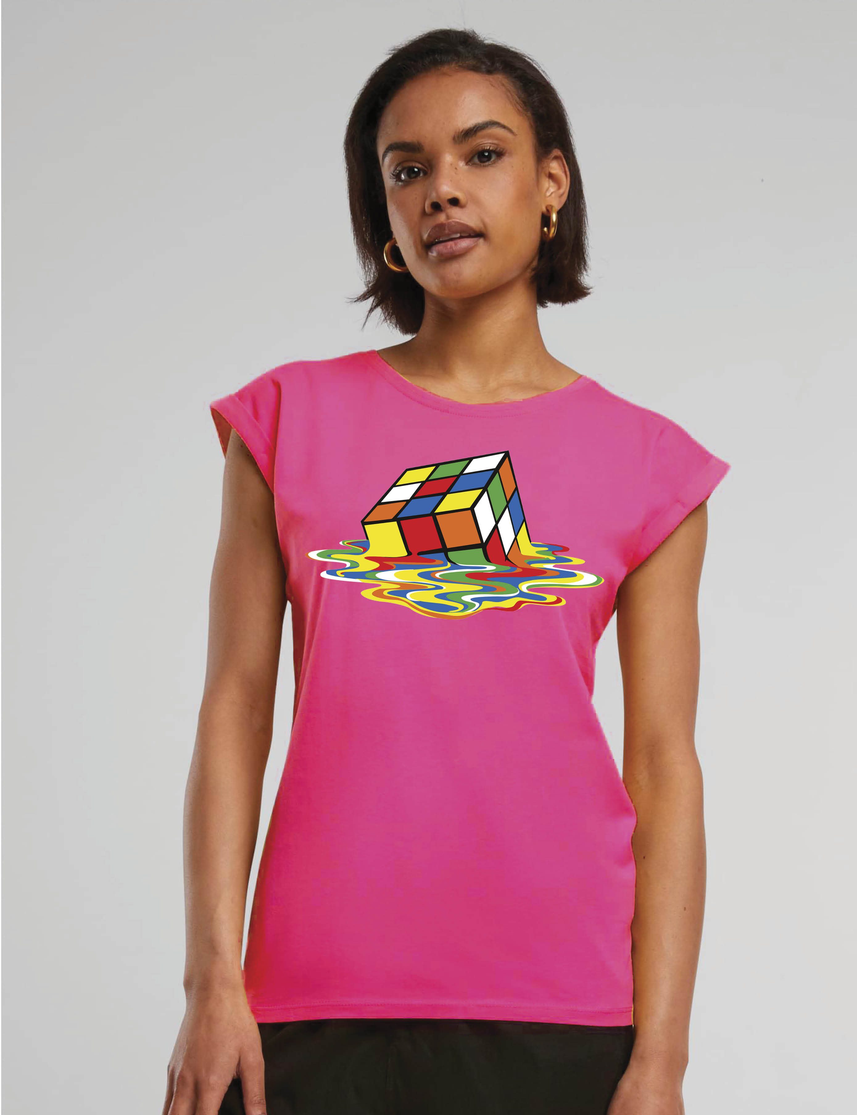 Youth Designz Print-Shirt "Zauberwürfel" Damen T-Shirt günstig online kaufen