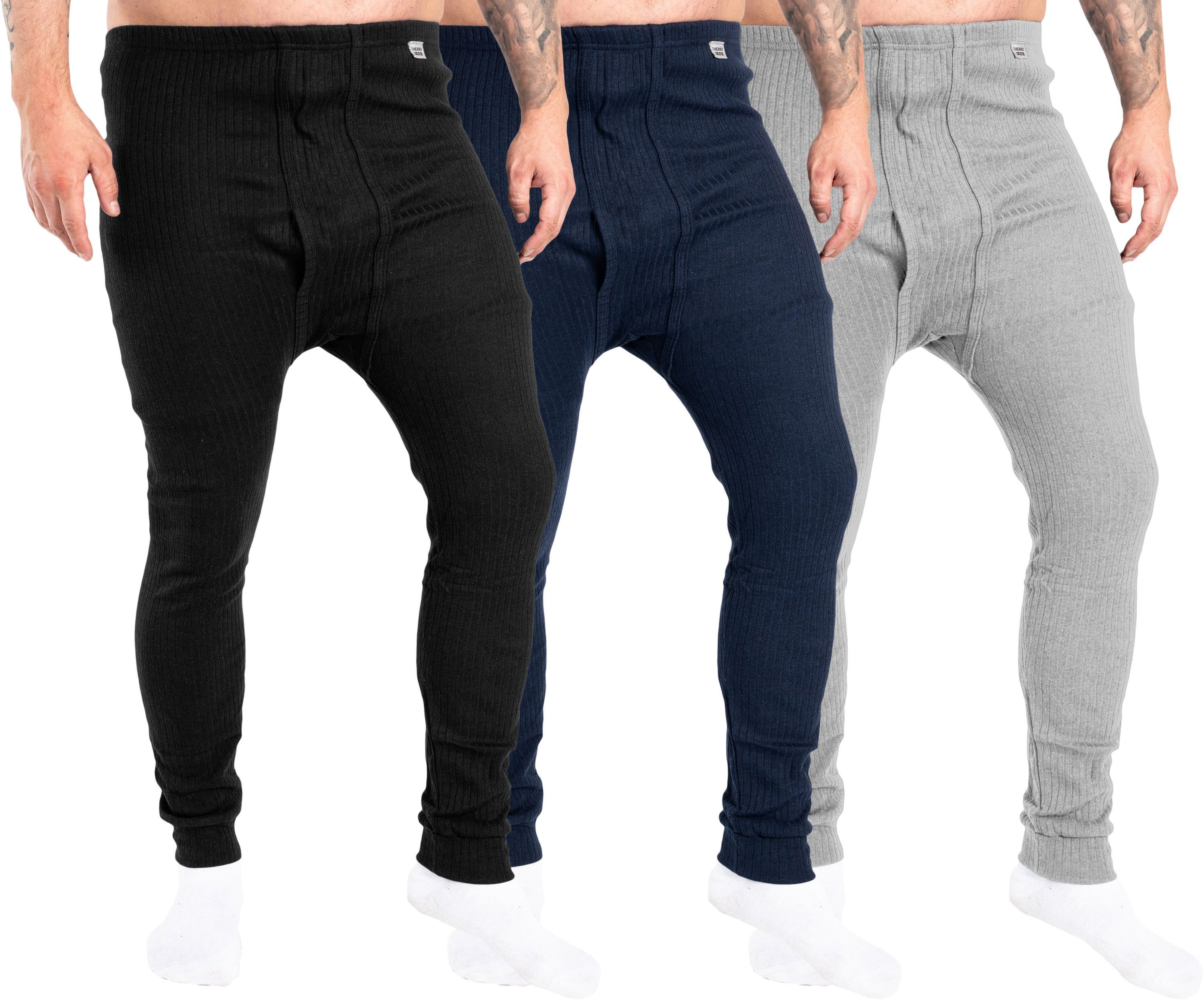 TEXEMP Thermounterhose Thermounterhose 3er Pack Thermo Unterwäsche Herren l günstig online kaufen
