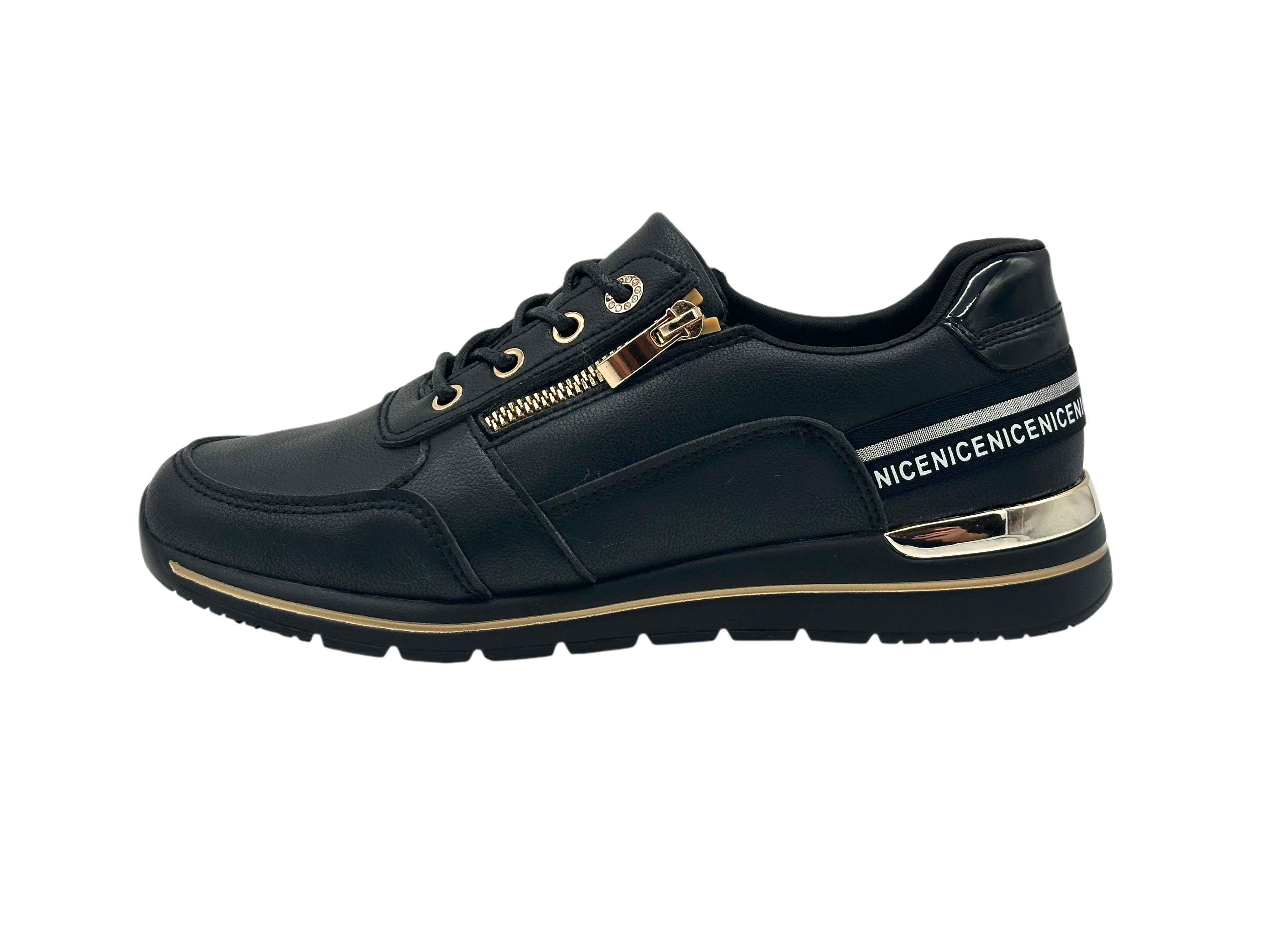 Nowaland Damen Freizeitschuhe Leichter Plateau-Schuh Sneaker Leicht, Pflegeleicht, Komfortabel