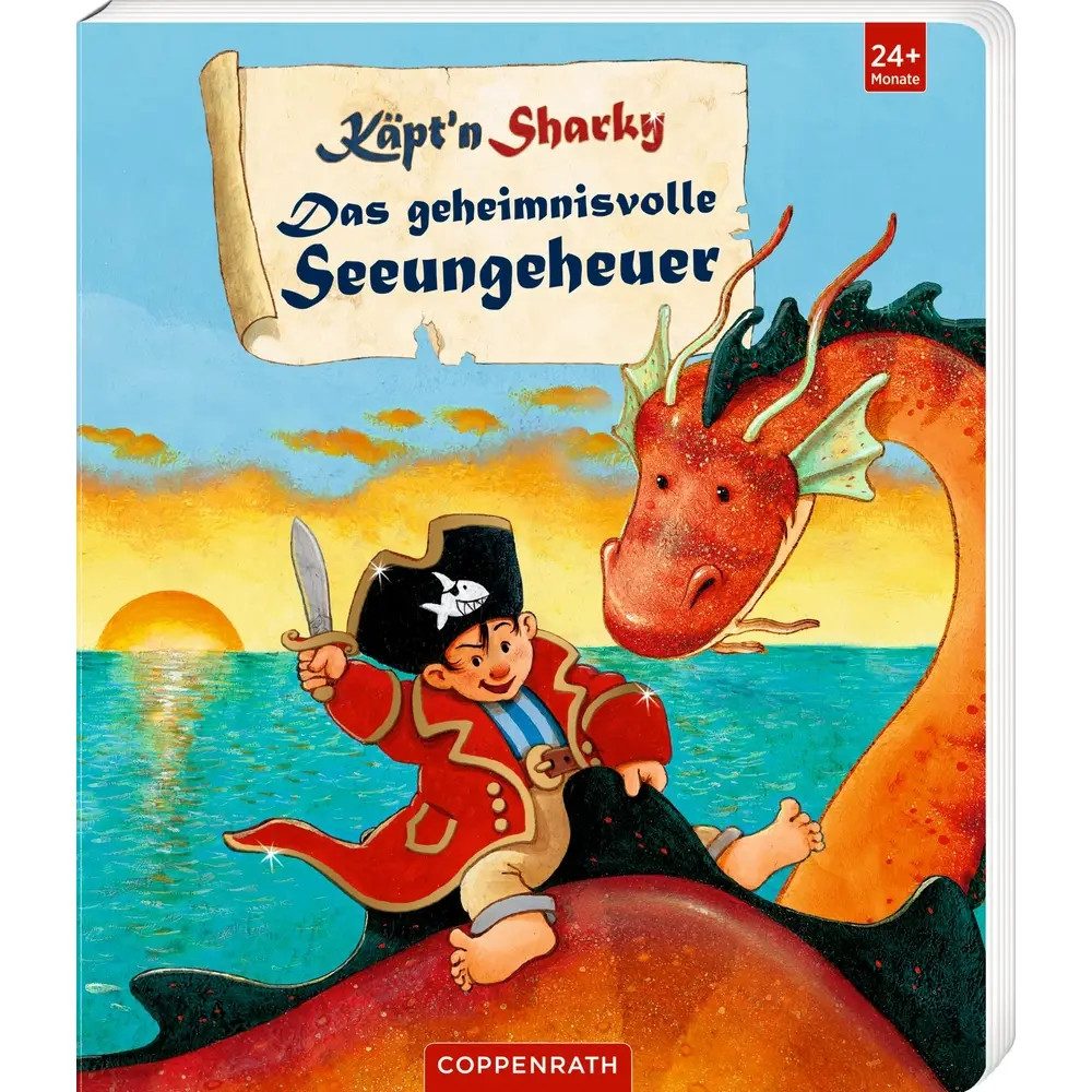 COPPENRATH DIE SPIEGELBURG Zeichenalbum Käpt n Sharky – Das geheimnisvolle Seeungeheuer (Pappbilderbuch)