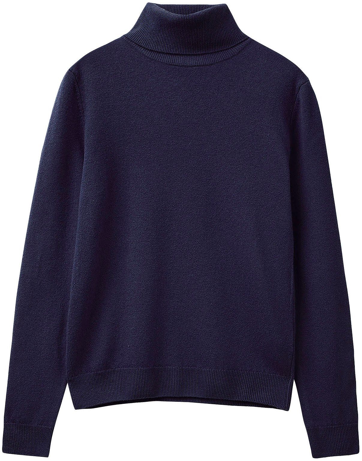 Look Rollkragenpullover of Colors Benetton blau-meliert cleanen im United