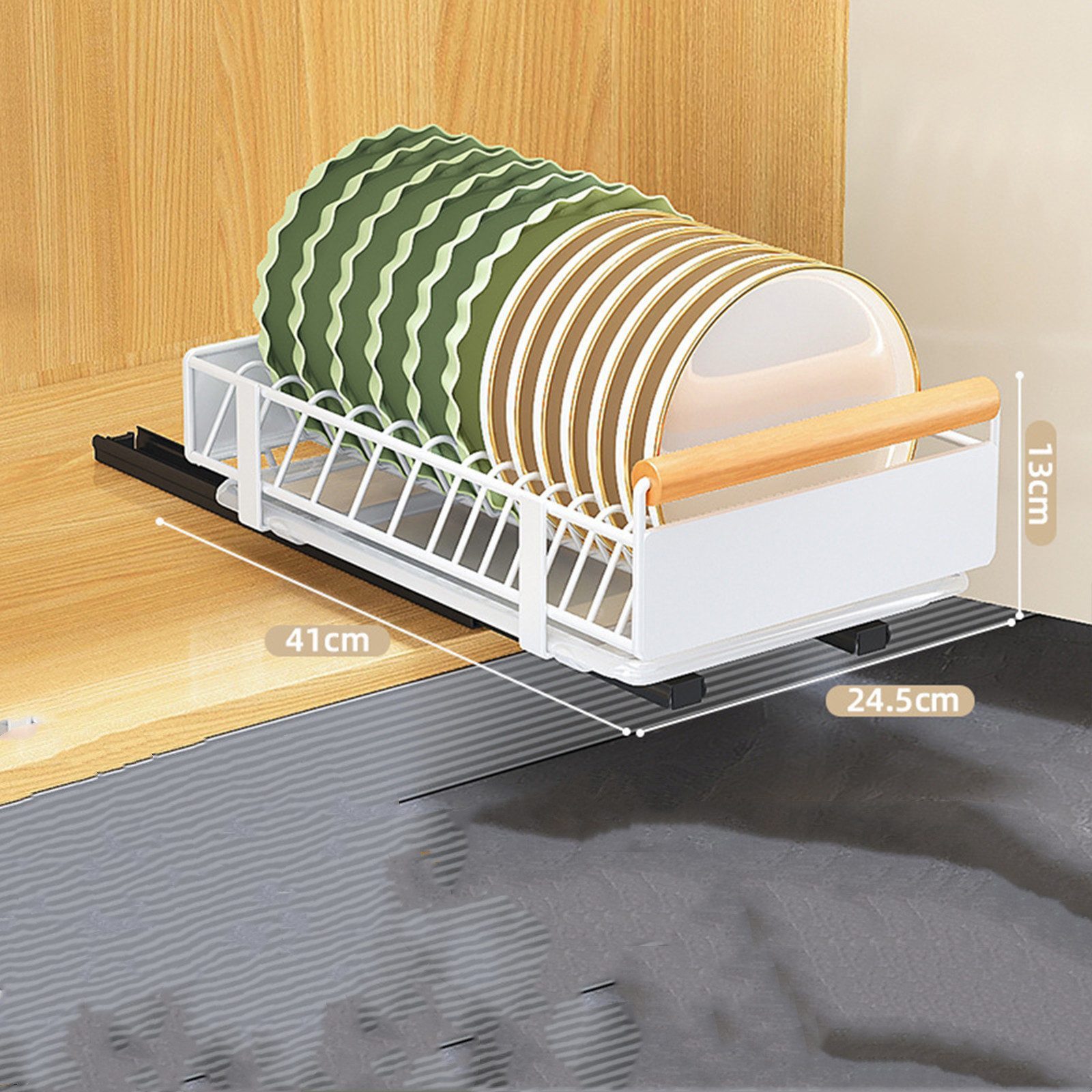 GarveeMore Küchenorganizer-Set Ausziehschrank Unter-Spüle Rack Küchenregal günstig online kaufen