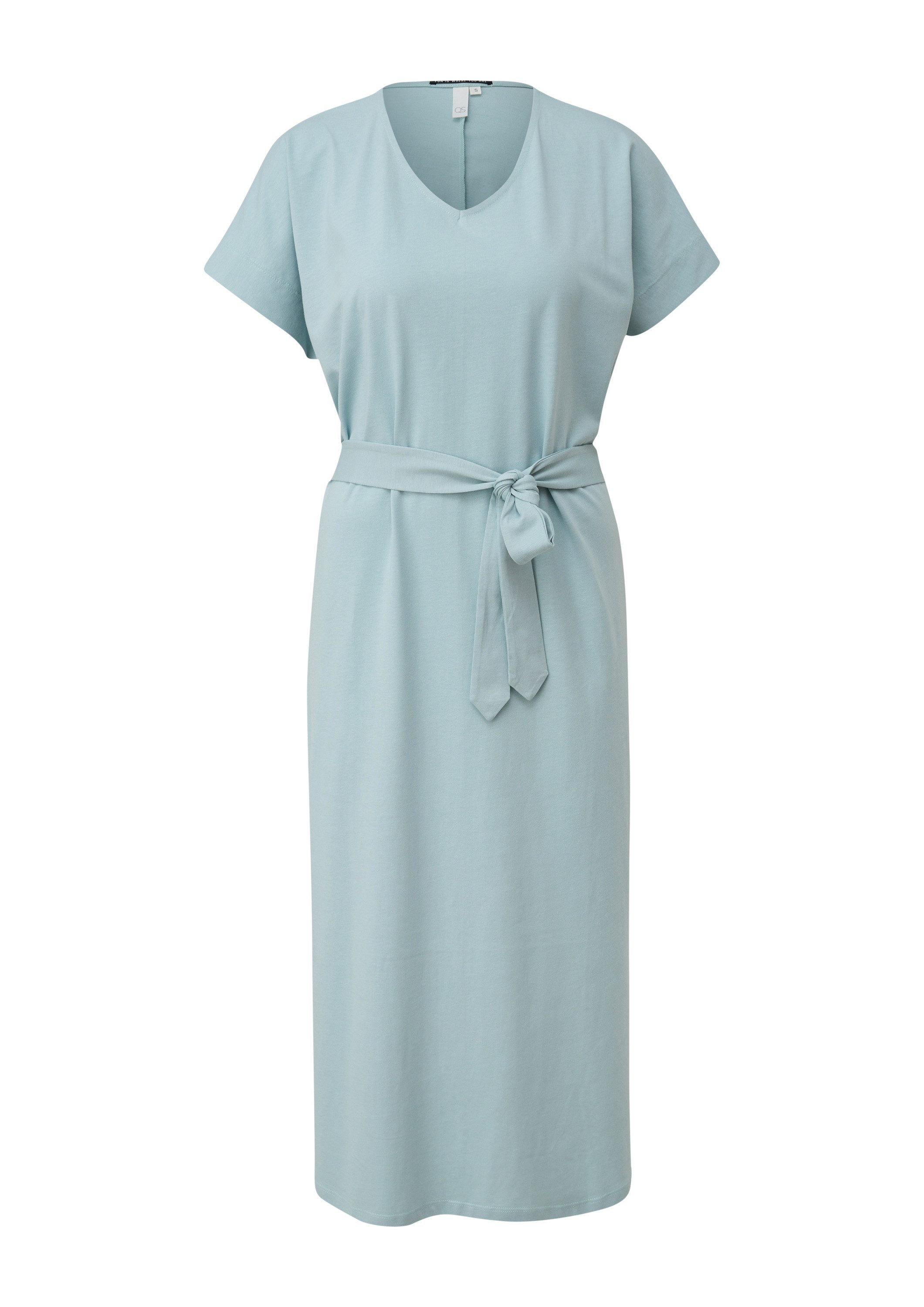 QS Midikleid Kleid Kurzarm-Kleid aus Jersey günstig online kaufen