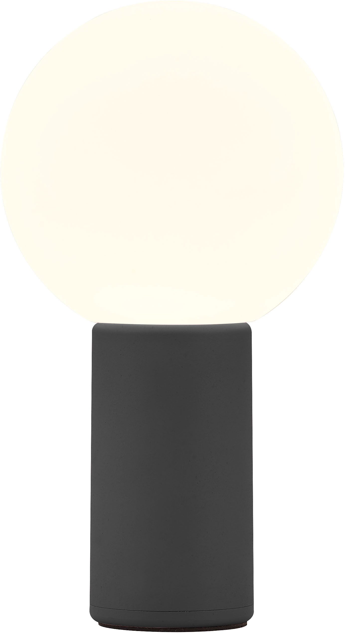 HELL höllisch gutes Licht LED Tischleuchte TINY, LED fest integriert, warmweiß - kaltweiß, Touchdimmer, IP54, 2-Stufen CCT