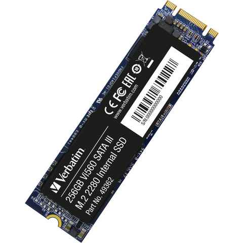 Verbatim Vi560 S3 256GB interne SSD (256 GB) 560 MB/S Lesegeschwindigkeit, 460 MB/S Schreibgeschwindigkeit