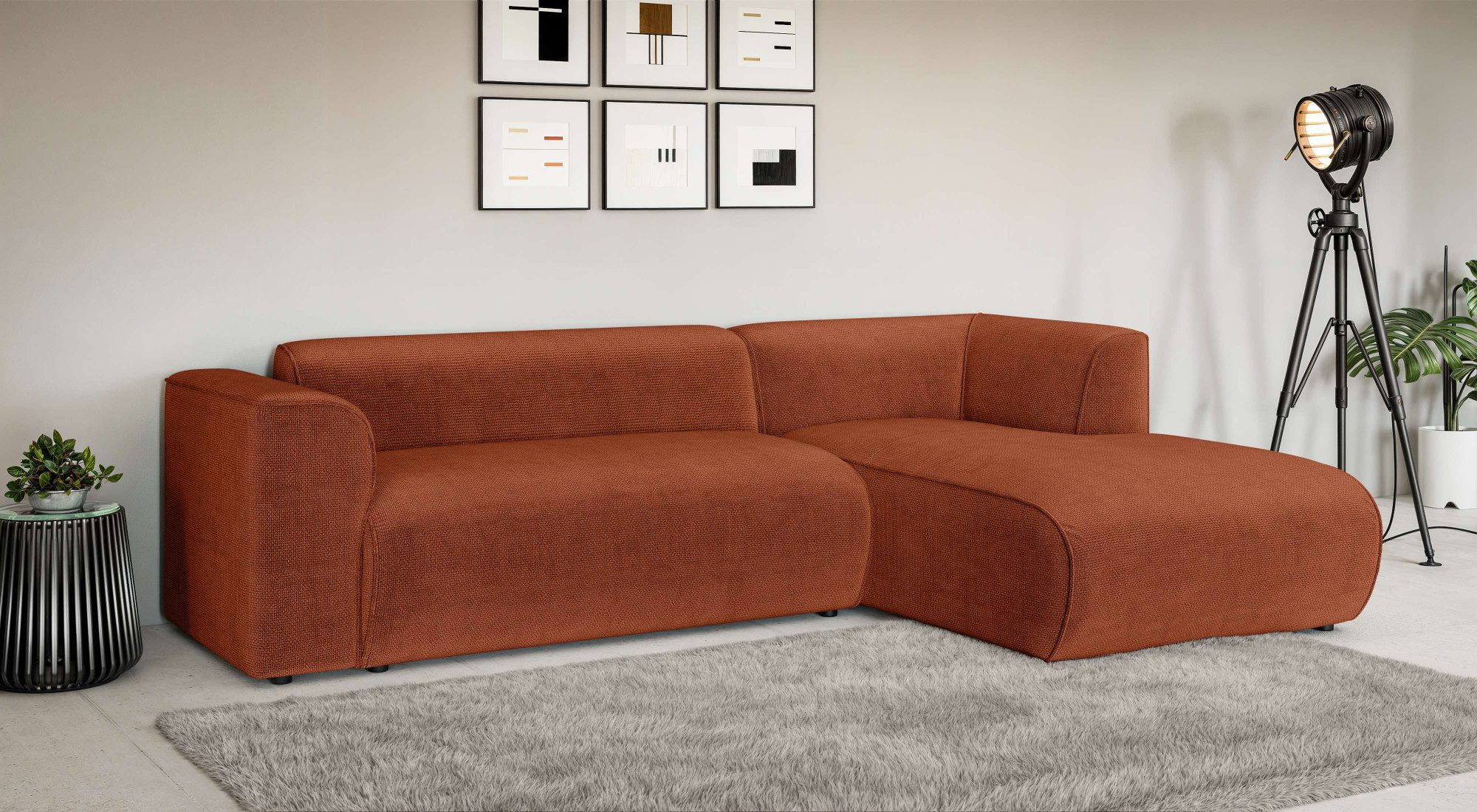 INOSIGN Ecksofa MERID L-Form (257 cm), günstig online kaufen