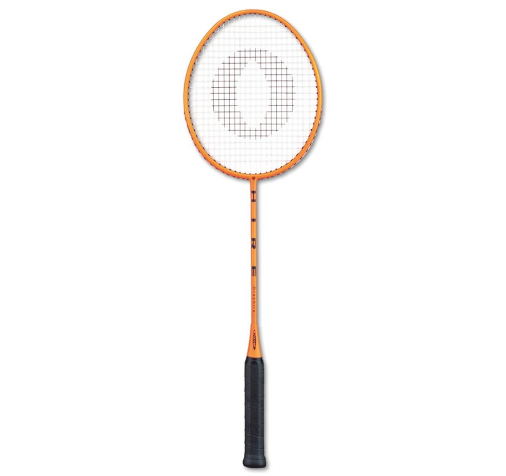 Oliver Badmintonschläger Hire Graphite (Schulsport, Freizeit, Sportcenter) orange - besaitet
