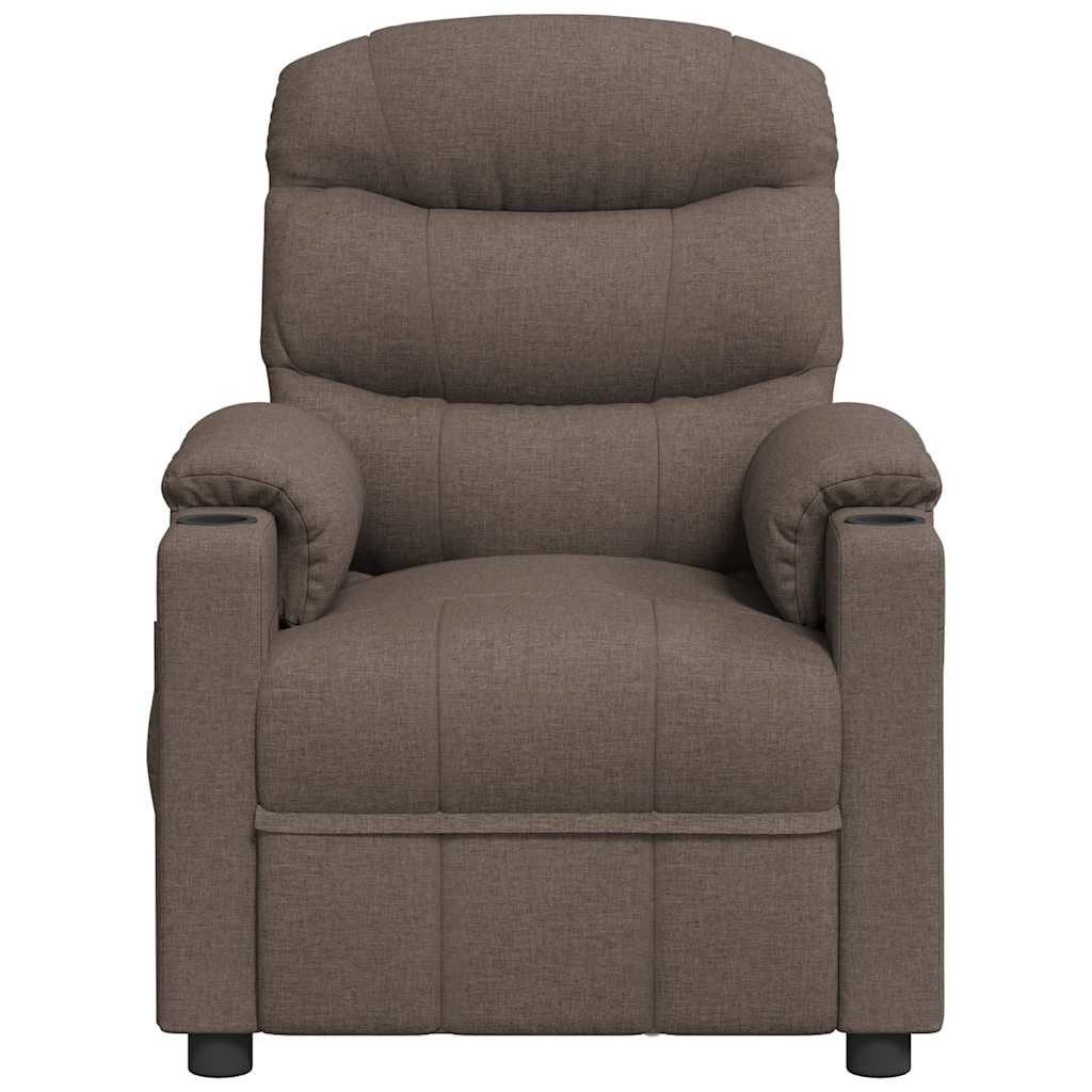 vidaXL Massagesessel Massagesessel Taupe Stoff (1-St) günstig online kaufen